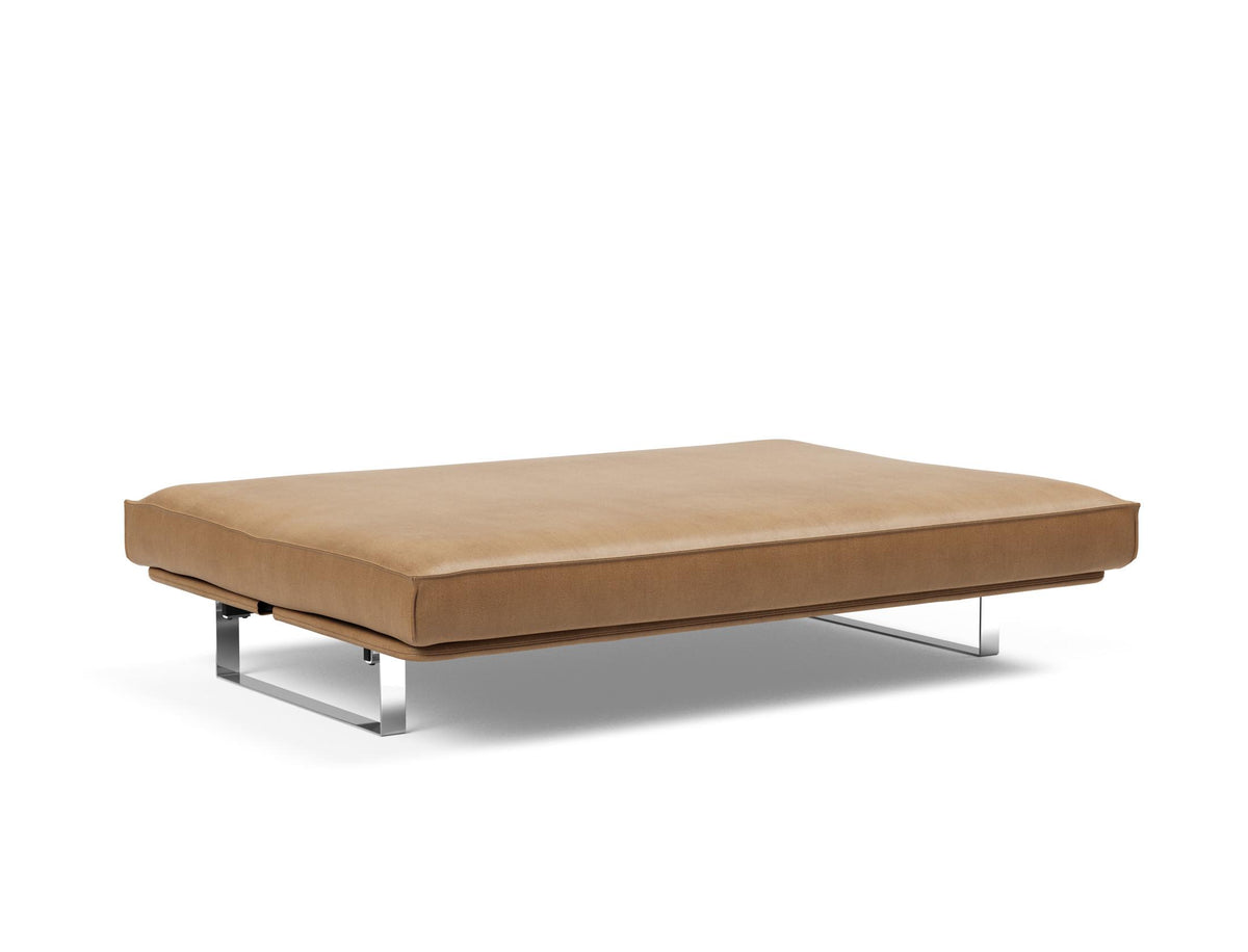 Minimum Bettsofa 140 Sharp Plus Cover mit Gestellbezug Soft Spring in 551 Faunal Brown präsentiert im Onlineshop von KAQTU Design AG. Bettsofa ist von Innovation Living