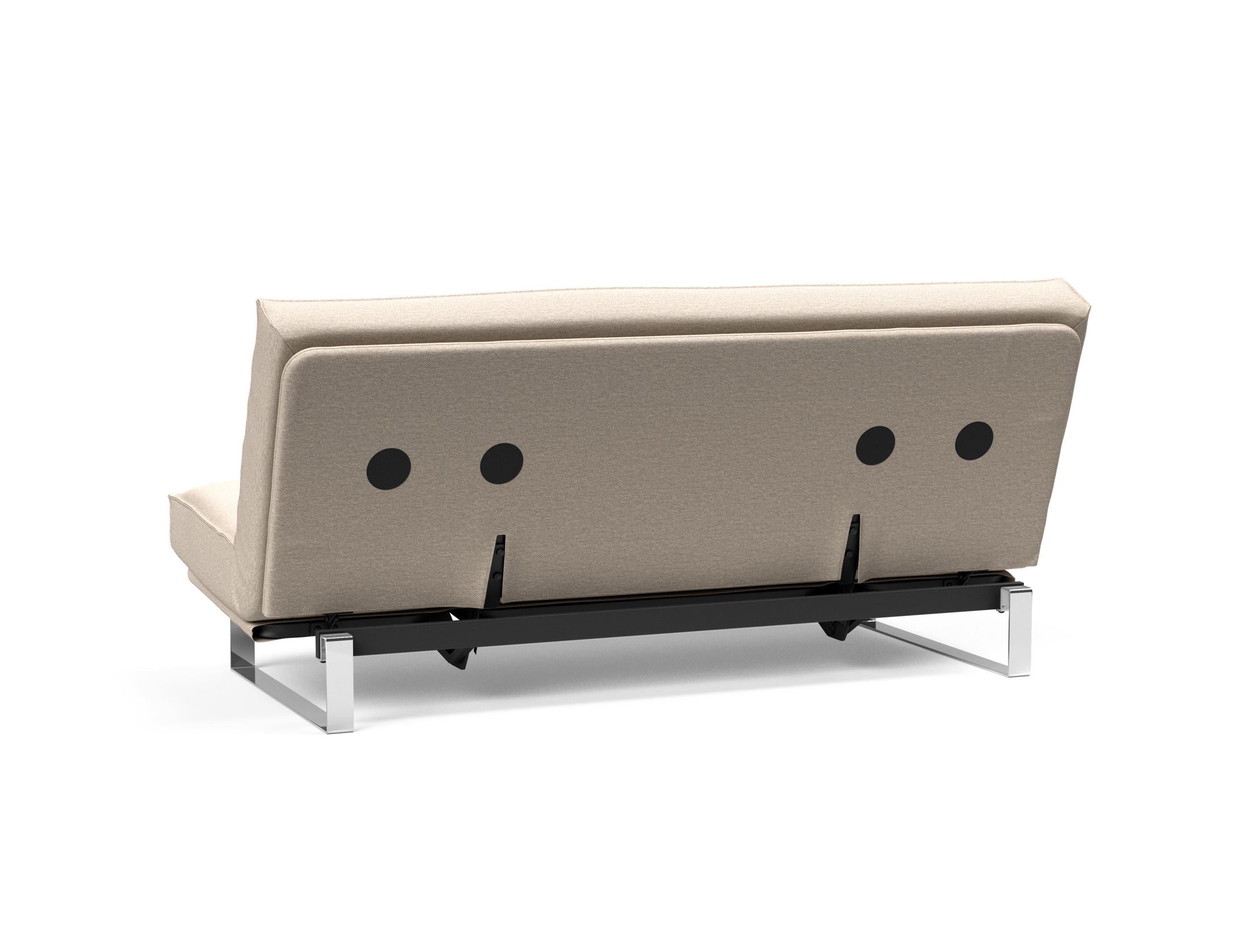 Entdecken Sie das Minimum Bettsofa 140 Sharp Plus Cover – ein stilvolles, funktionales Möbelstück mit langlebigem Metallrahmen und komfortabler Matratze für jeden Raum.