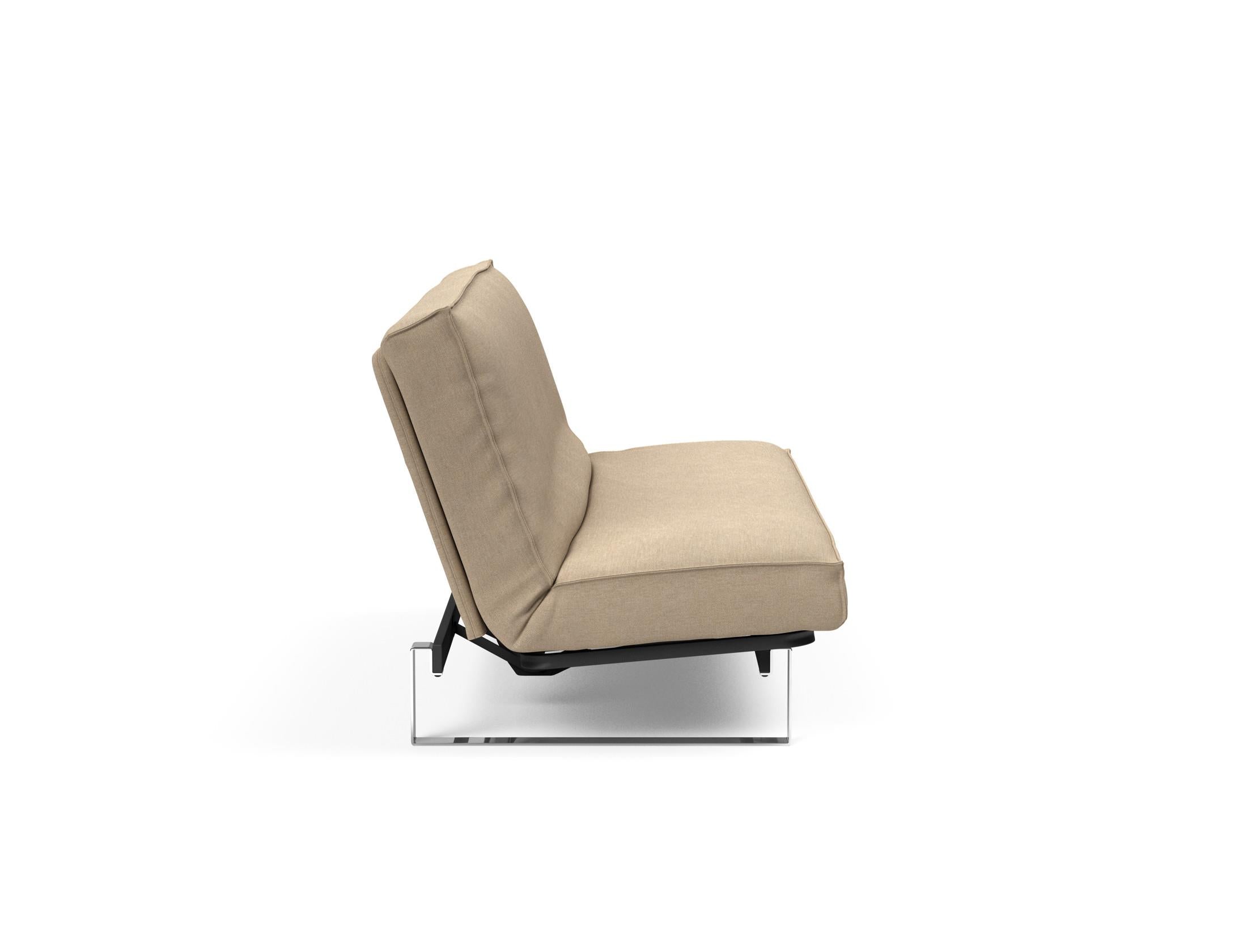 Entdecken Sie das Minimum Bettsofa 140 Sharp Plus Cover Soft Spring von Innovation Living – eine perfekte Kombination aus modernem Stil und vielseitiger Nutzung.