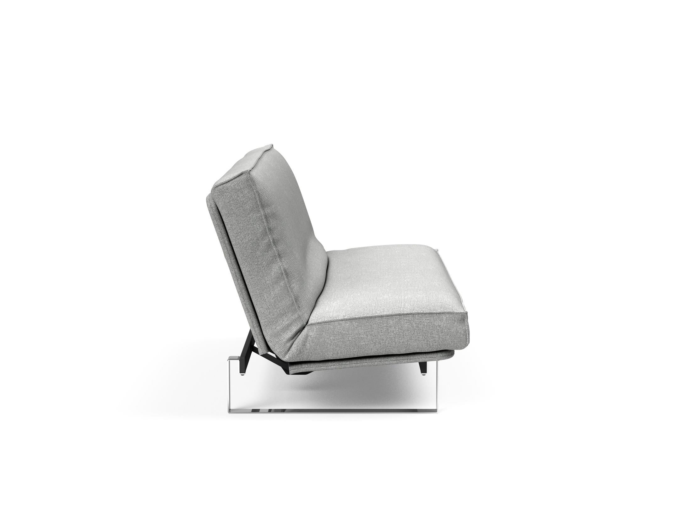 Entdecken Sie das Minimum Bettsofa 140 Sharp Plus Cover von Innovation Living – elegant, funktional und mit hochwertiger Soft Spring Polsterung für erholsame Nächte.