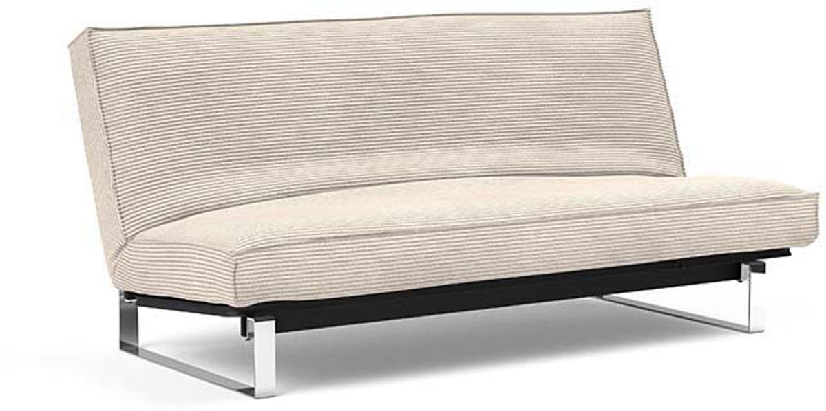 Minimum Bettsofa 140 Sharp Plus Cover Latex in 594 Corduroy Ivory präsentiert im Onlineshop von KAQTU Design AG. Bettsofa ist von Innovation Living