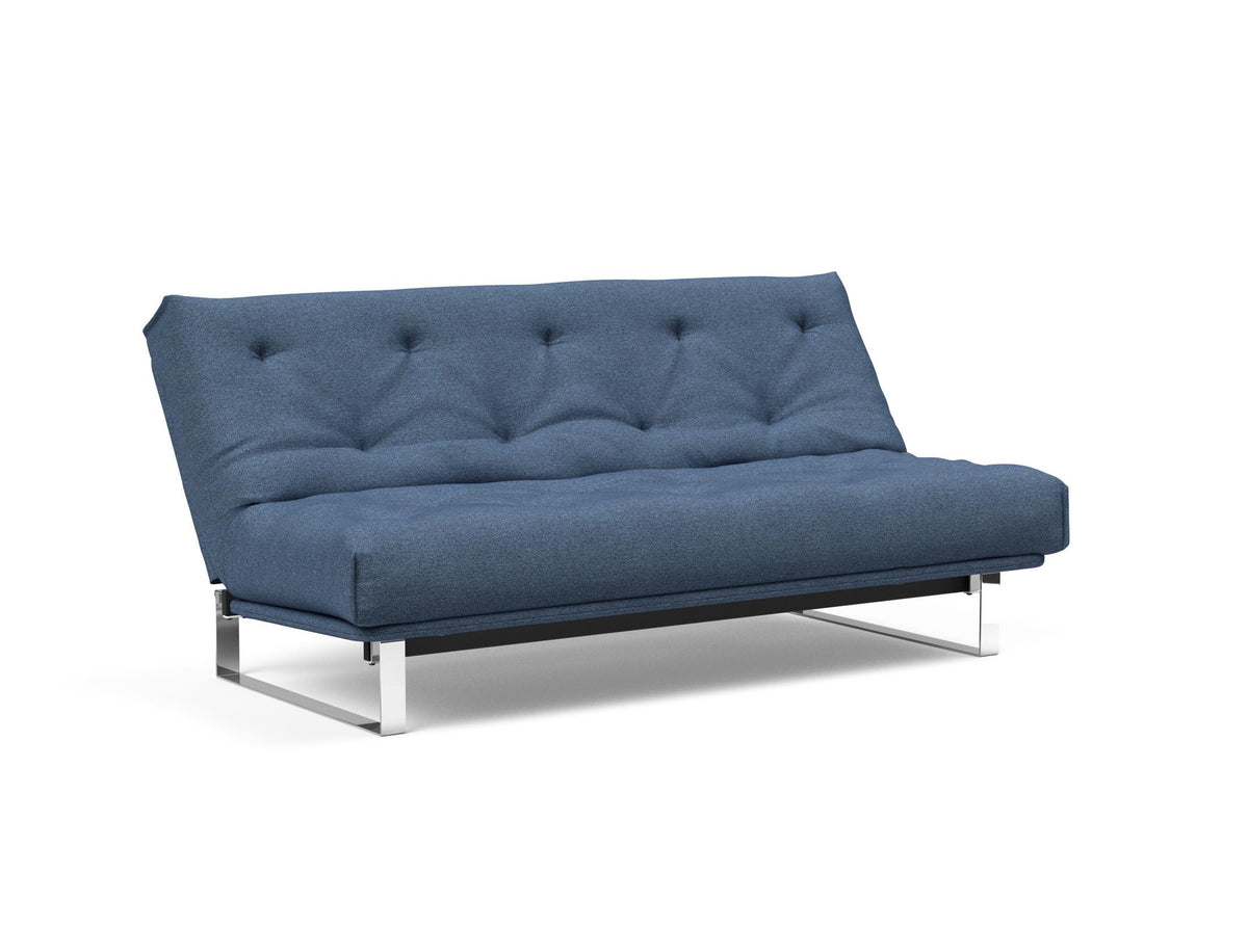 Minimum Bettsofa 140 Nordic mit Gestellbezug Soft Spring in 302 Weda Blue präsentiert im Onlineshop von KAQTU Design AG. Bettsofa ist von Innovation Living