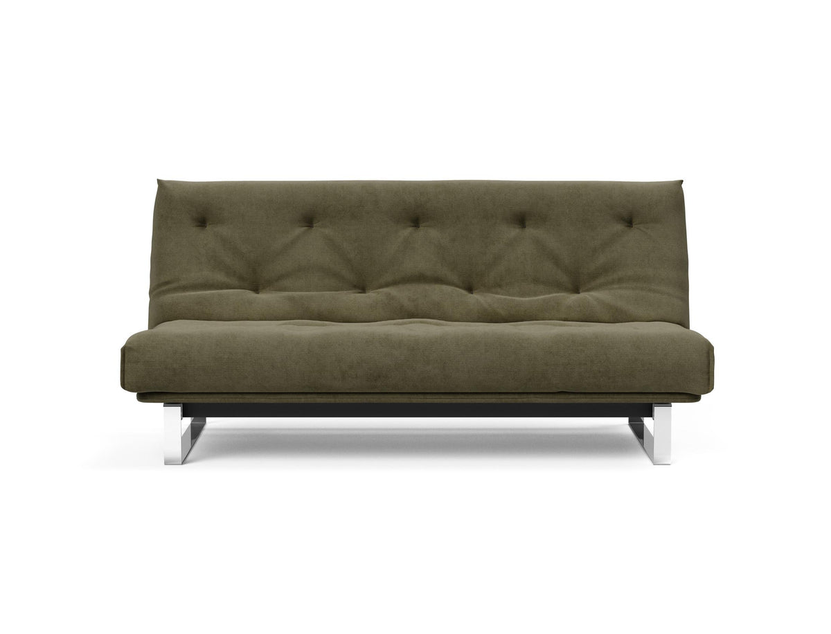 Minimum Bettsofa 140 Nordic mit Gestellbezug Soft Spring in 316 Cordufine Pine Green präsentiert im Onlineshop von KAQTU Design AG. Bettsofa ist von Innovation Living