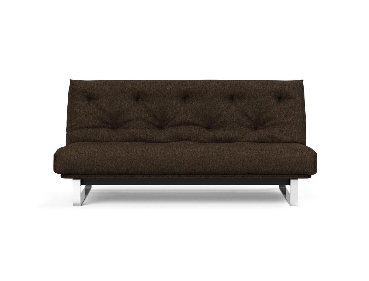 Minimum Bettsofa 140 Nordic mit Gestellbezug Soft Spring in 358 Taura Chocco präsentiert im Onlineshop von KAQTU Design AG. Bettsofa ist von Innovation Living