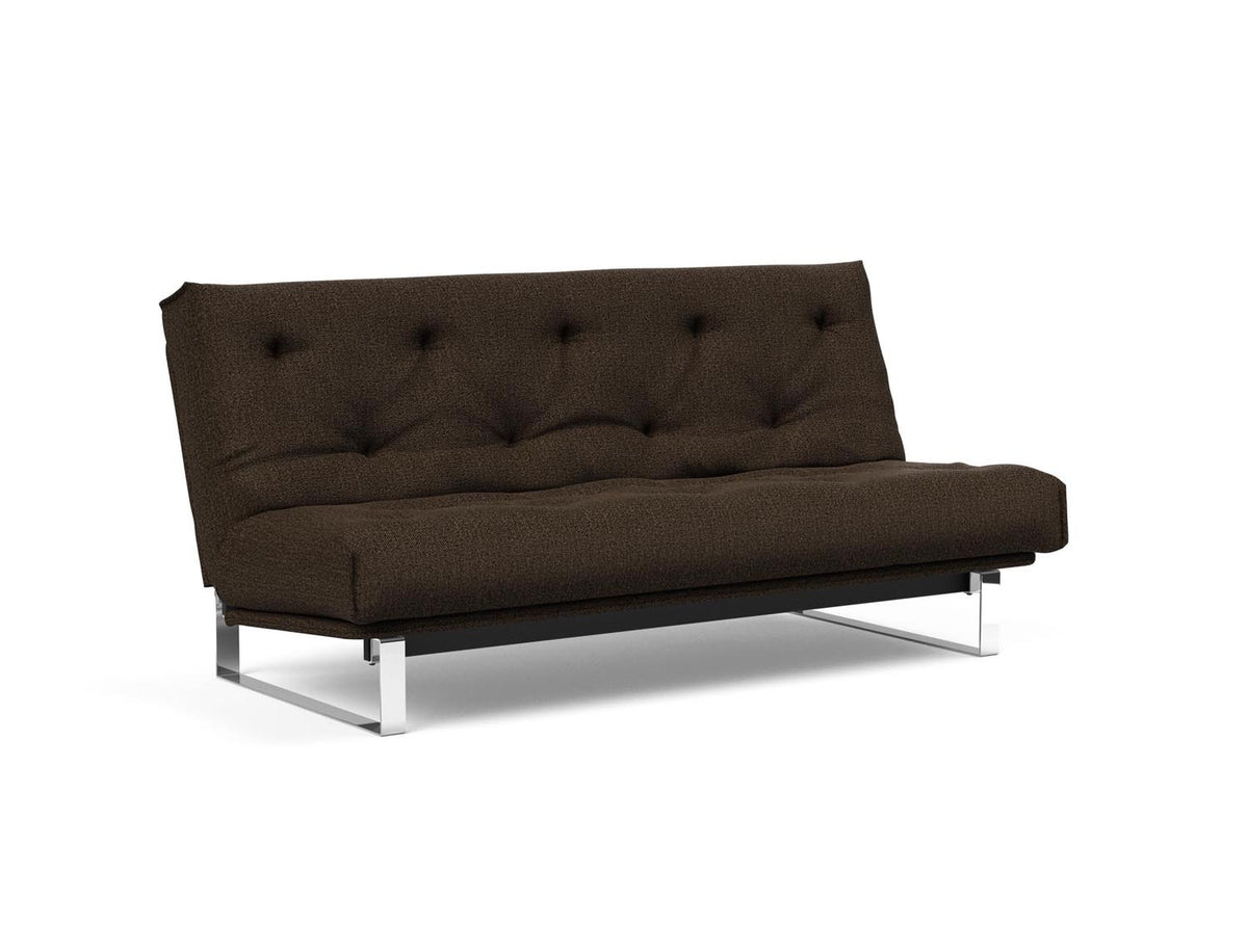 Minimum Bettsofa 140 Nordic mit Gestellbezug Soft Spring in 358 Taura Chocco präsentiert im Onlineshop von KAQTU Design AG. Bettsofa ist von Innovation Living