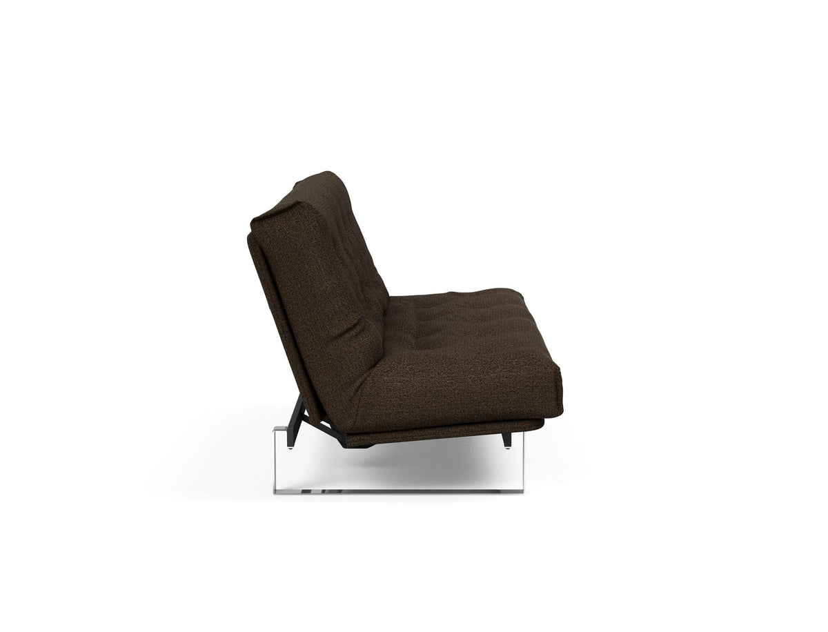 Minimum Bettsofa 140 Nordic mit Gestellbezug Soft Spring in 358 Taura Chocco präsentiert im Onlineshop von KAQTU Design AG. Bettsofa ist von Innovation Living