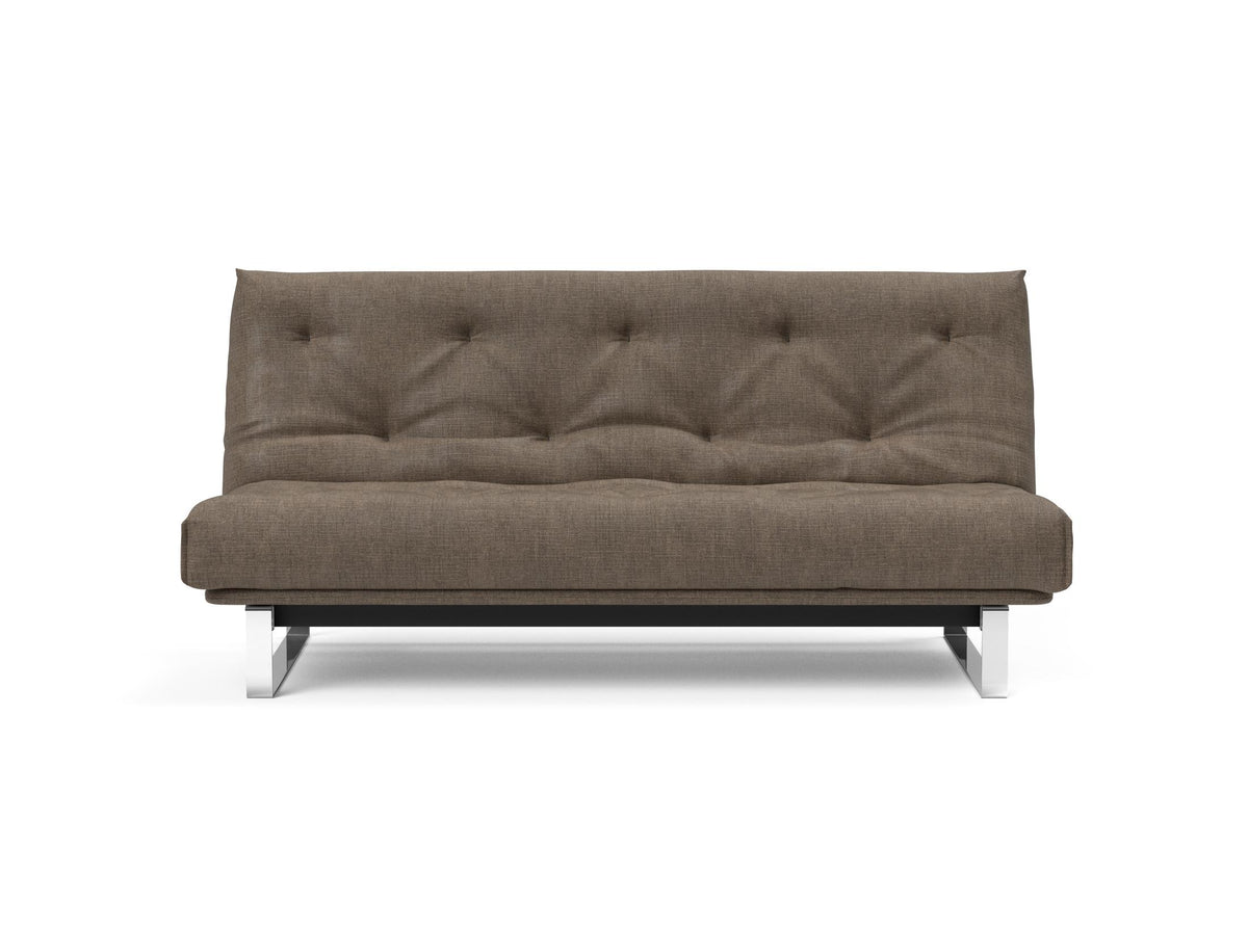 Minimum Bettsofa 140 Nordic mit Gestellbezug Soft Spring in 411 Esina Cedar Brown präsentiert im Onlineshop von KAQTU Design AG. Bettsofa ist von Innovation Living