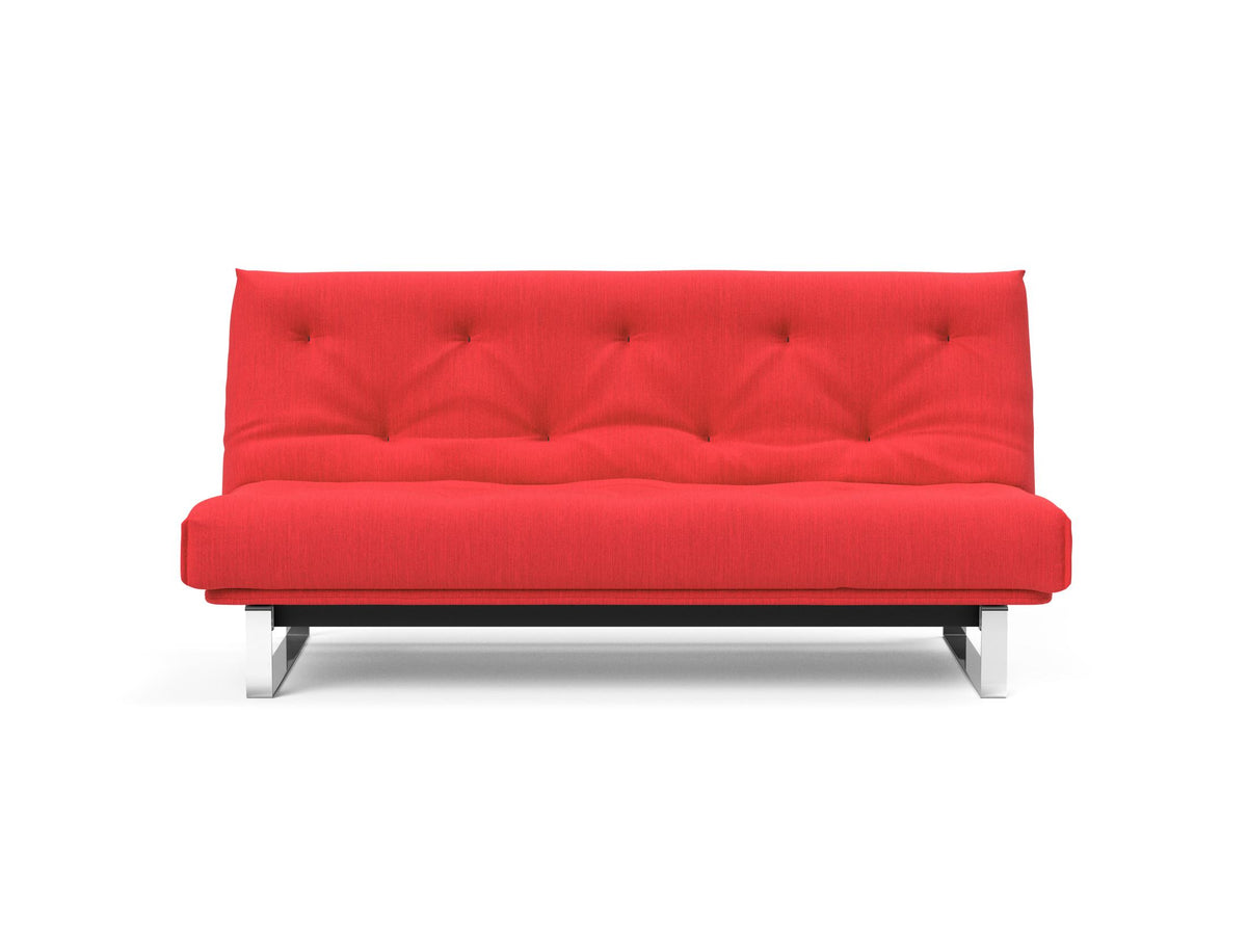 Minimum Bettsofa 140 Nordic mit Gestellbezug Soft Spring in 511 Elegance Red präsentiert im Onlineshop von KAQTU Design AG. Bettsofa ist von Innovation Living