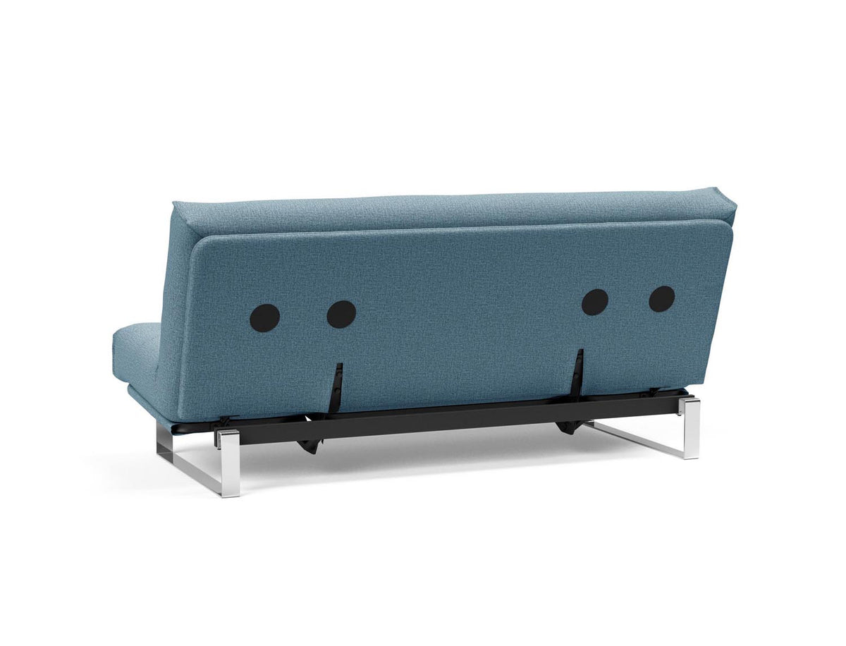 Minimum Bettsofa 140 Nordic mit Gestellbezug Soft Spring in 525 Mixed Dance Light Blue präsentiert im Onlineshop von KAQTU Design AG. Bettsofa ist von Innovation Living