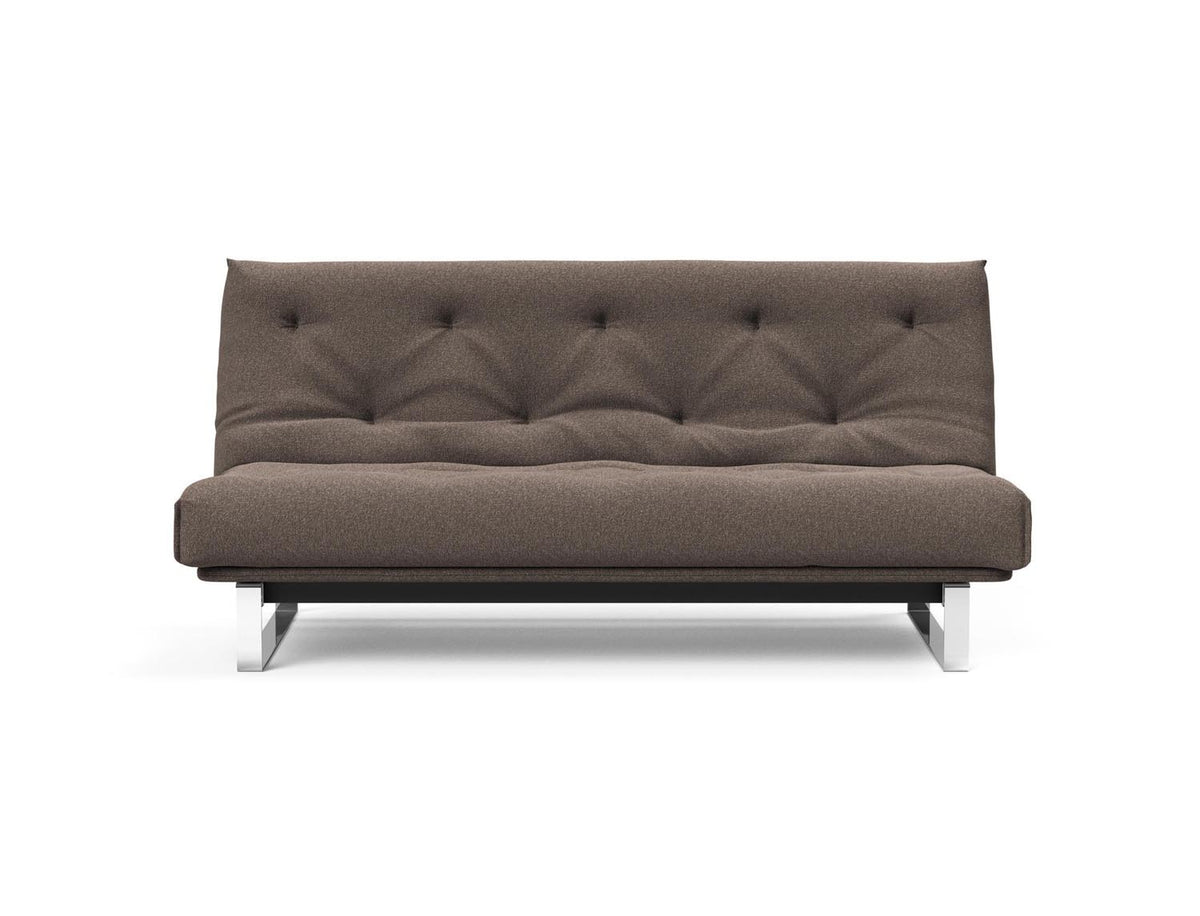 Minimum Bettsofa 140 Nordic mit Gestellbezug Soft Spring in 530 Bouclé Taupe präsentiert im Onlineshop von KAQTU Design AG. Bettsofa ist von Innovation Living