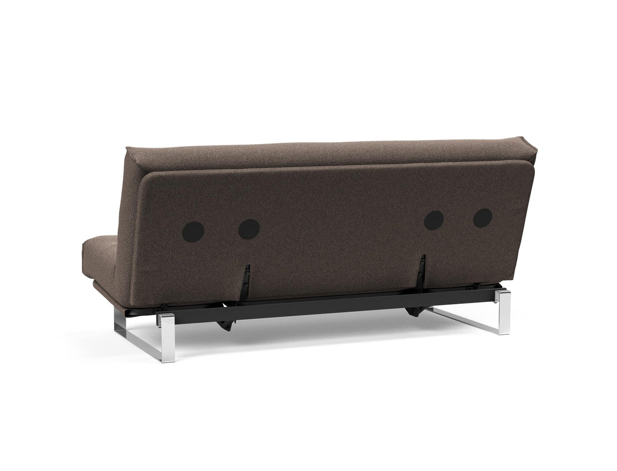 Minimum Bettsofa 140 Nordic mit Gestellbezug Soft Spring in 530 Bouclé Taupe präsentiert im Onlineshop von KAQTU Design AG. Bettsofa ist von Innovation Living