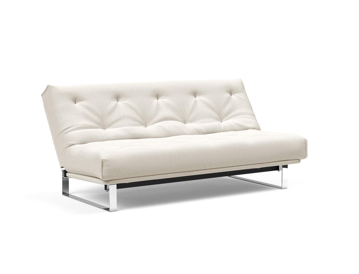 Minimum Bettsofa 140 Nordic mit Gestellbezug Soft Spring in 531 Bouclé Off White präsentiert im Onlineshop von KAQTU Design AG. Bettsofa ist von Innovation Living