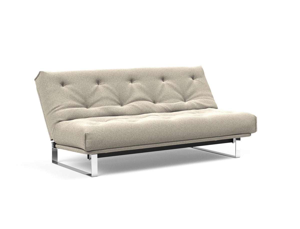 Minimum Bettsofa 140 Nordic mit Gestellbezug Soft Spring in 539 Bouclé Beige präsentiert im Onlineshop von KAQTU Design AG. Bettsofa ist von Innovation Living
