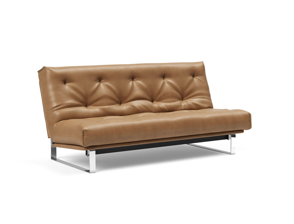 Minimum Bettsofa 140 Nordic mit Gestellbezug Soft Spring in 551 Faunal Brown präsentiert im Onlineshop von KAQTU Design AG. Bettsofa ist von Innovation Living