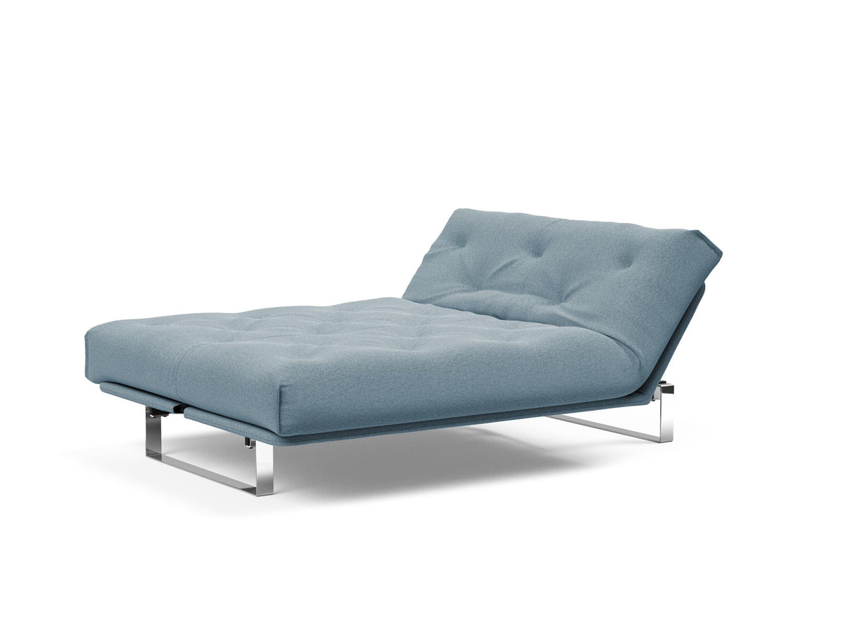 Minimum Bettsofa 140 Nordic mit Gestellbezug Soft Spring in 558 Soft Indigo präsentiert im Onlineshop von KAQTU Design AG. Bettsofa ist von Innovation Living