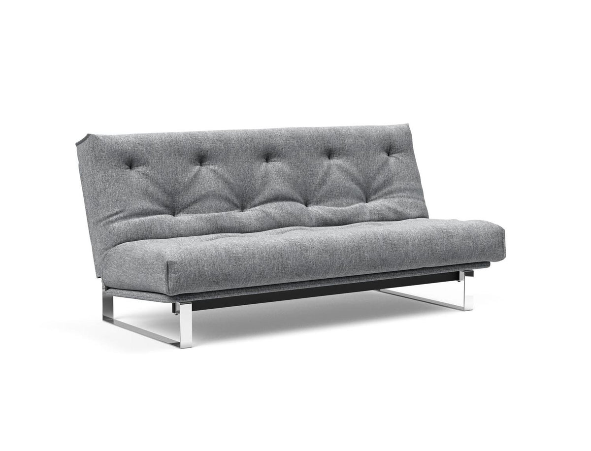 Minimum Bettsofa 140 Nordic mit Gestellbezug Soft Spring in 565 Twist Granite präsentiert im Onlineshop von KAQTU Design AG. Bettsofa ist von Innovation Living