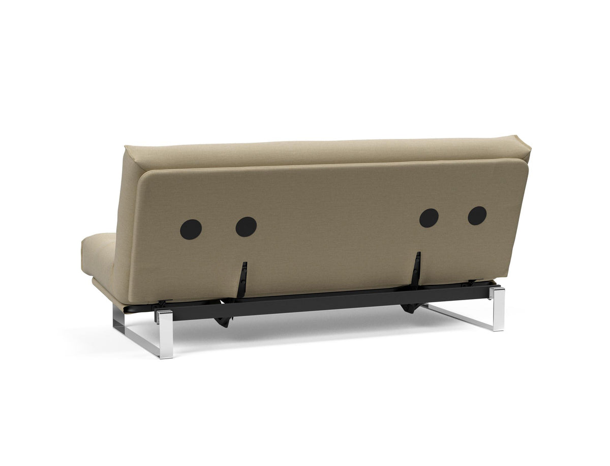 Minimum Bettsofa 140 Nordic mit Gestellbezug Soft Spring in 571 Vivus Dusty Sand präsentiert im Onlineshop von KAQTU Design AG. Bettsofa ist von Innovation Living