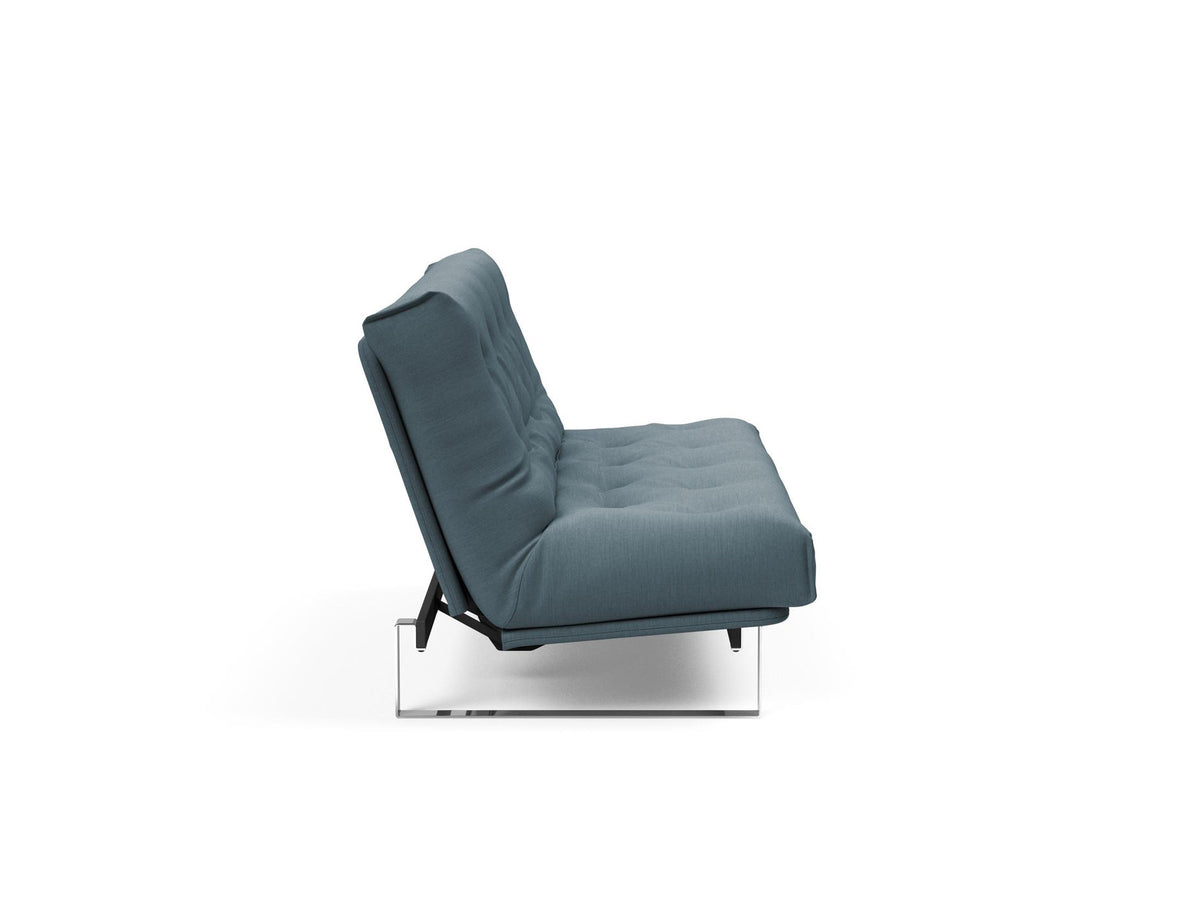 Minimum Bettsofa 140 Nordic mit Gestellbezug Soft Spring in 573 Vivus Dusty Blue präsentiert im Onlineshop von KAQTU Design AG. Bettsofa ist von Innovation Living