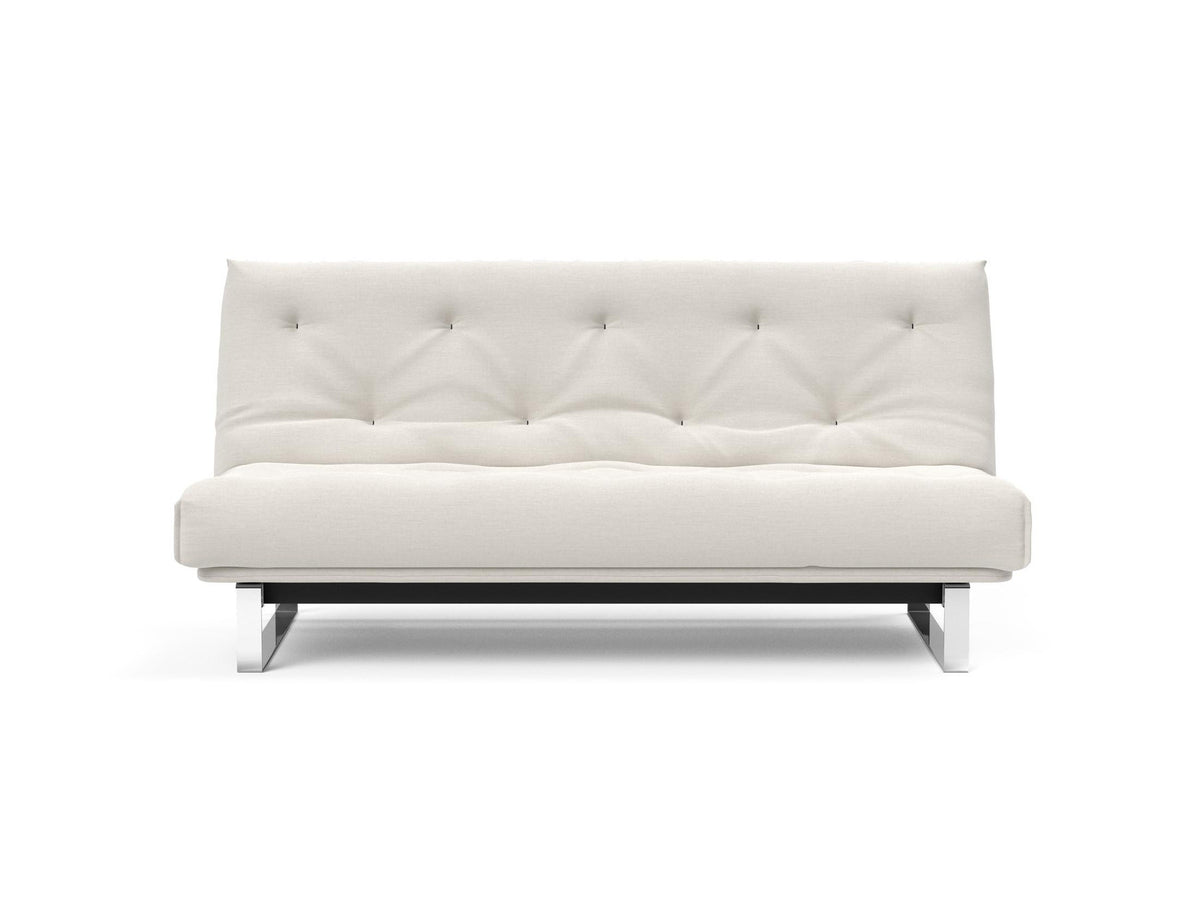 Minimum Bettsofa 140 Nordic mit Gestellbezug Soft Spring in 574 Vivus Dusty Off White präsentiert im Onlineshop von KAQTU Design AG. Bettsofa ist von Innovation Living