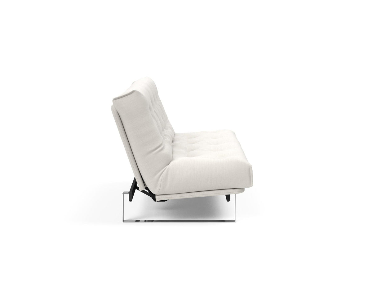 Minimum Bettsofa 140 Nordic mit Gestellbezug Soft Spring in 574 Vivus Dusty Off White präsentiert im Onlineshop von KAQTU Design AG. Bettsofa ist von Innovation Living
