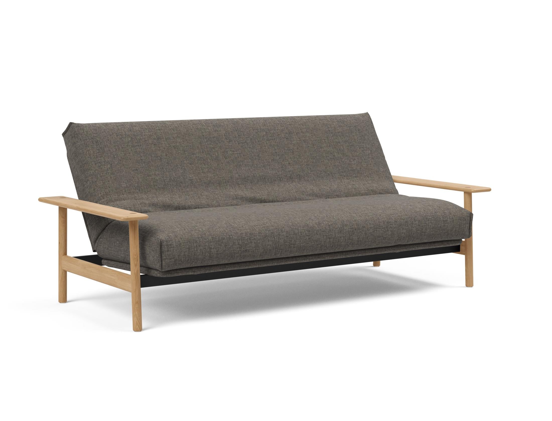 Erleben Sie das Balder Bettsofa 140 Nordic Cover: modernes Design, bequeme Soft Spring Matratze, perfekt für flexible Wohnlösungen.