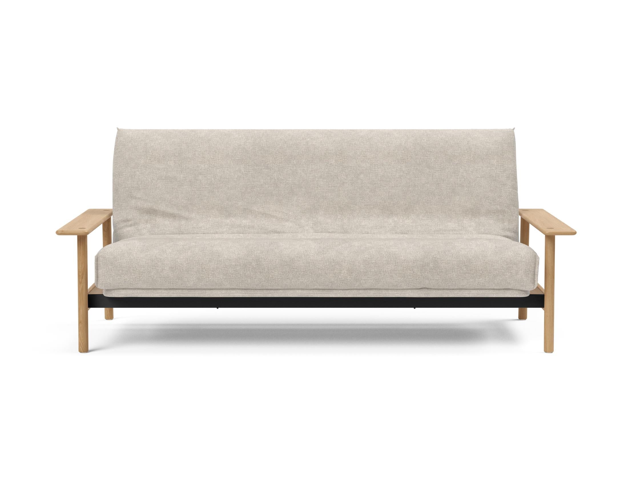 Entdecken Sie das Balder Bettsofa 140 Nordic Cover: stilvolles Design, hochwertige Soft Spring Matratze, ideal für vielseitige Wohnräume.