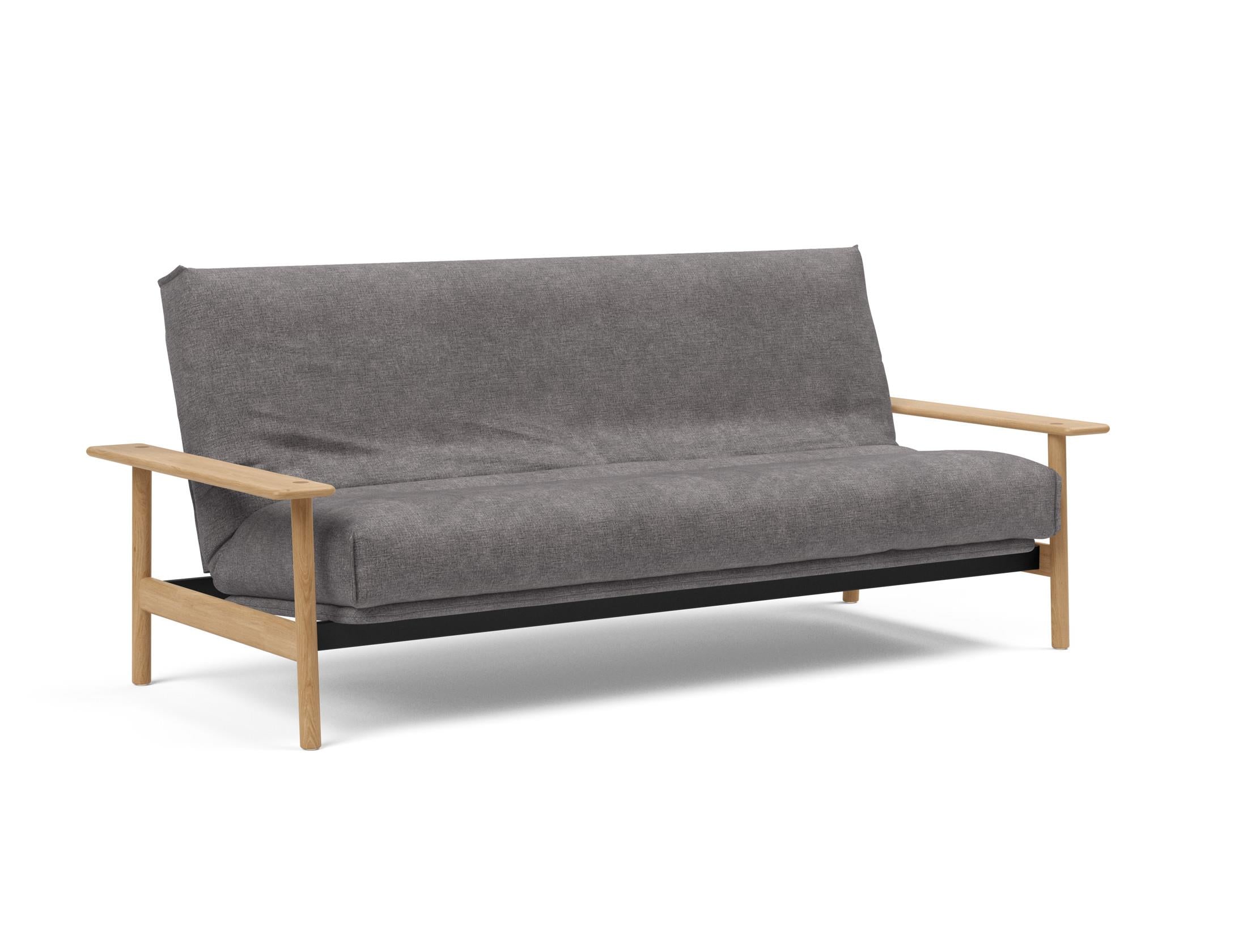 Erleben Sie das Balder Bettsofa 140 Nordic Cover: modernes Design, bequeme Soft Spring Matratze, perfekt für flexible Wohnlösungen.