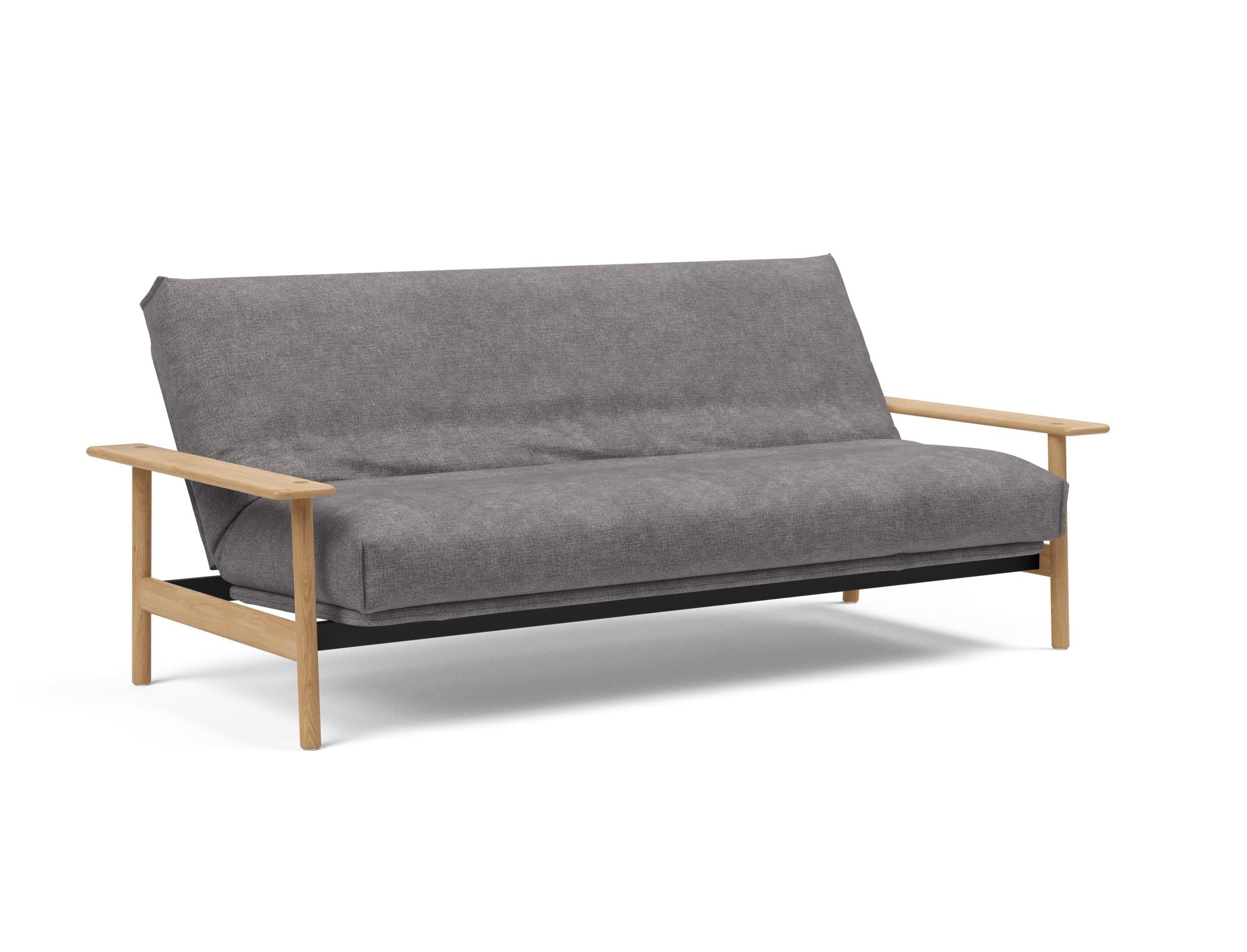Erleben Sie das Balder Bettsofa 140 Nordic Cover: modernes Design, bequeme Soft Spring Matratze, perfekt für flexible Wohnlösungen.