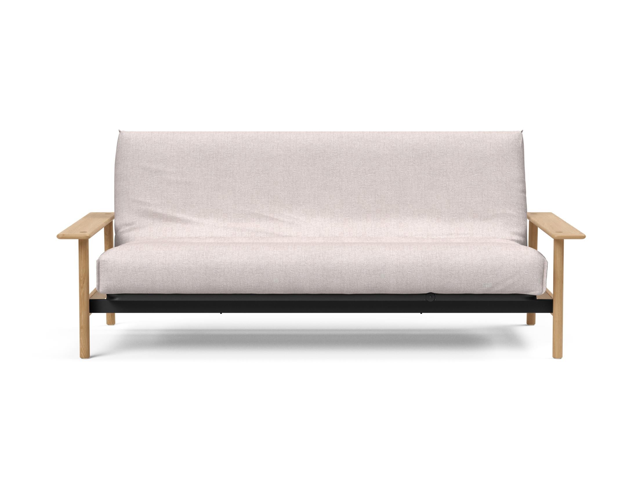 Entdecken Sie das Balder Bettsofa 140 Nordic Cover: stilvolles Design, hochwertige Soft Spring Matratze, ideal für vielseitige Wohnräume.