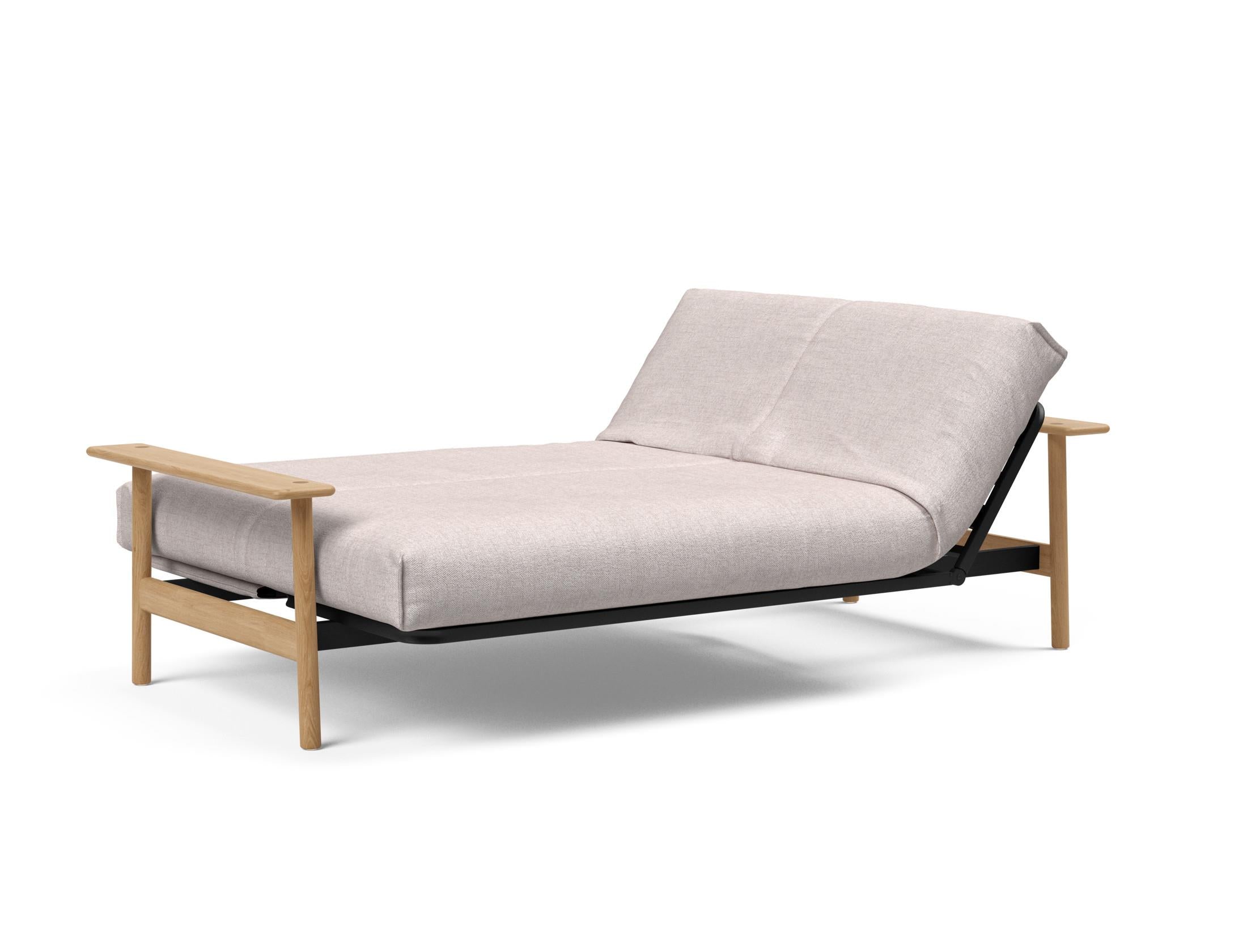 Entdecken Sie das Balder Bettsofa 140 Nordic Cover: stilvolles Design, hochwertige Soft Spring Matratze, ideal für vielseitige Wohnräume.