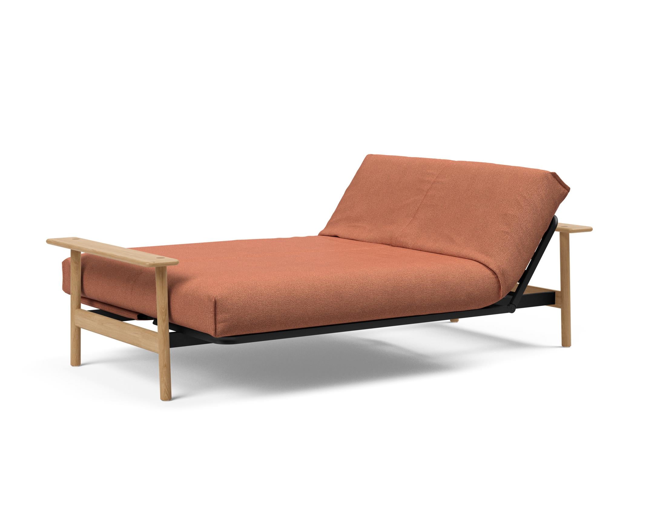 Entdecken Sie das Balder Bettsofa 140 Nordic Cover: stilvolles Design, hochwertige Soft Spring Matratze, ideal für vielseitige Wohnräume.