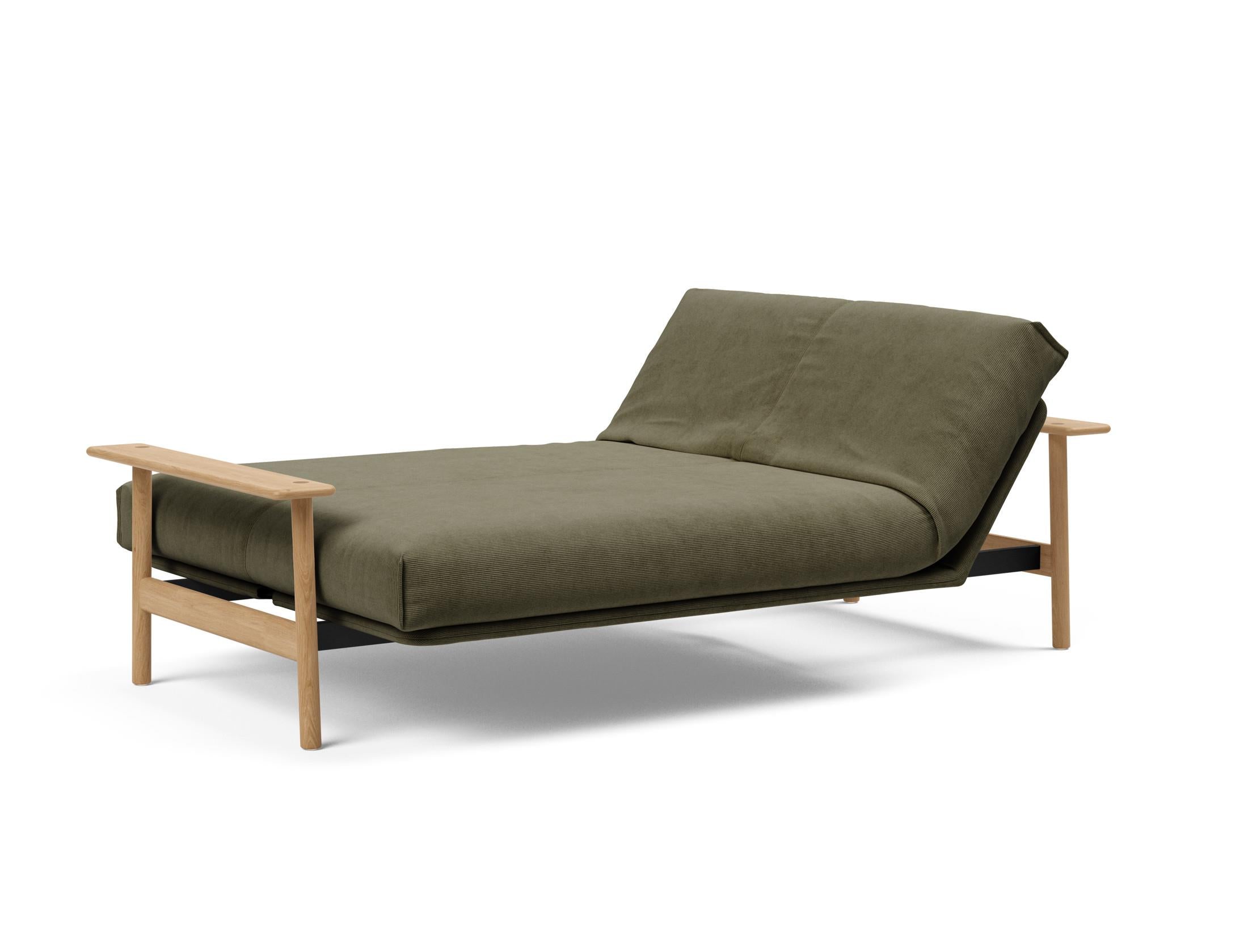 Entdecken Sie das Balder Bettsofa 140 Nordic Cover: stilvolles Design, hochwertige Soft Spring Matratze, ideal für vielseitige Wohnräume.