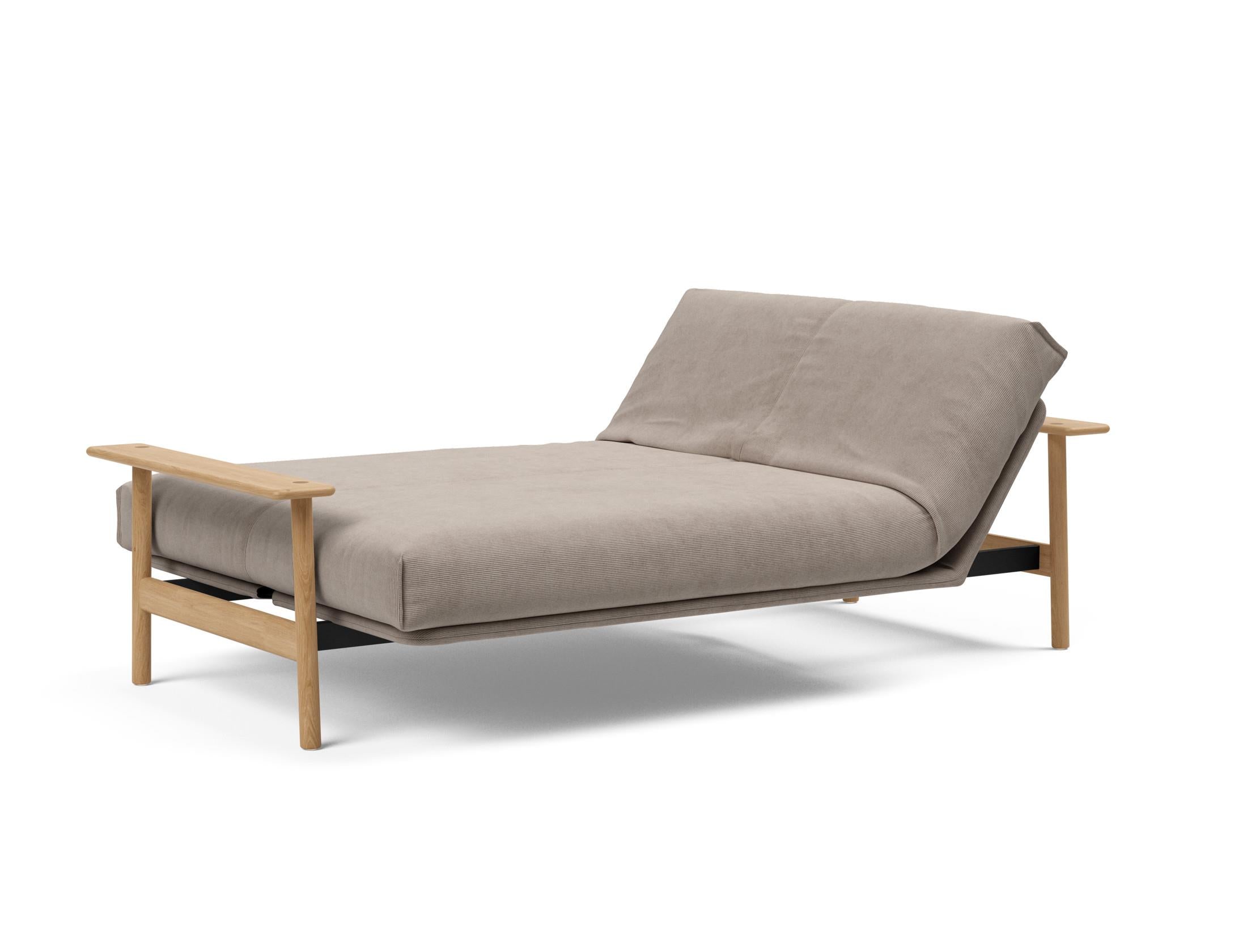 Entdecken Sie das Balder Bettsofa 140 Nordic Cover: stilvolles Design, hochwertige Soft Spring Matratze, ideal für vielseitige Wohnräume.