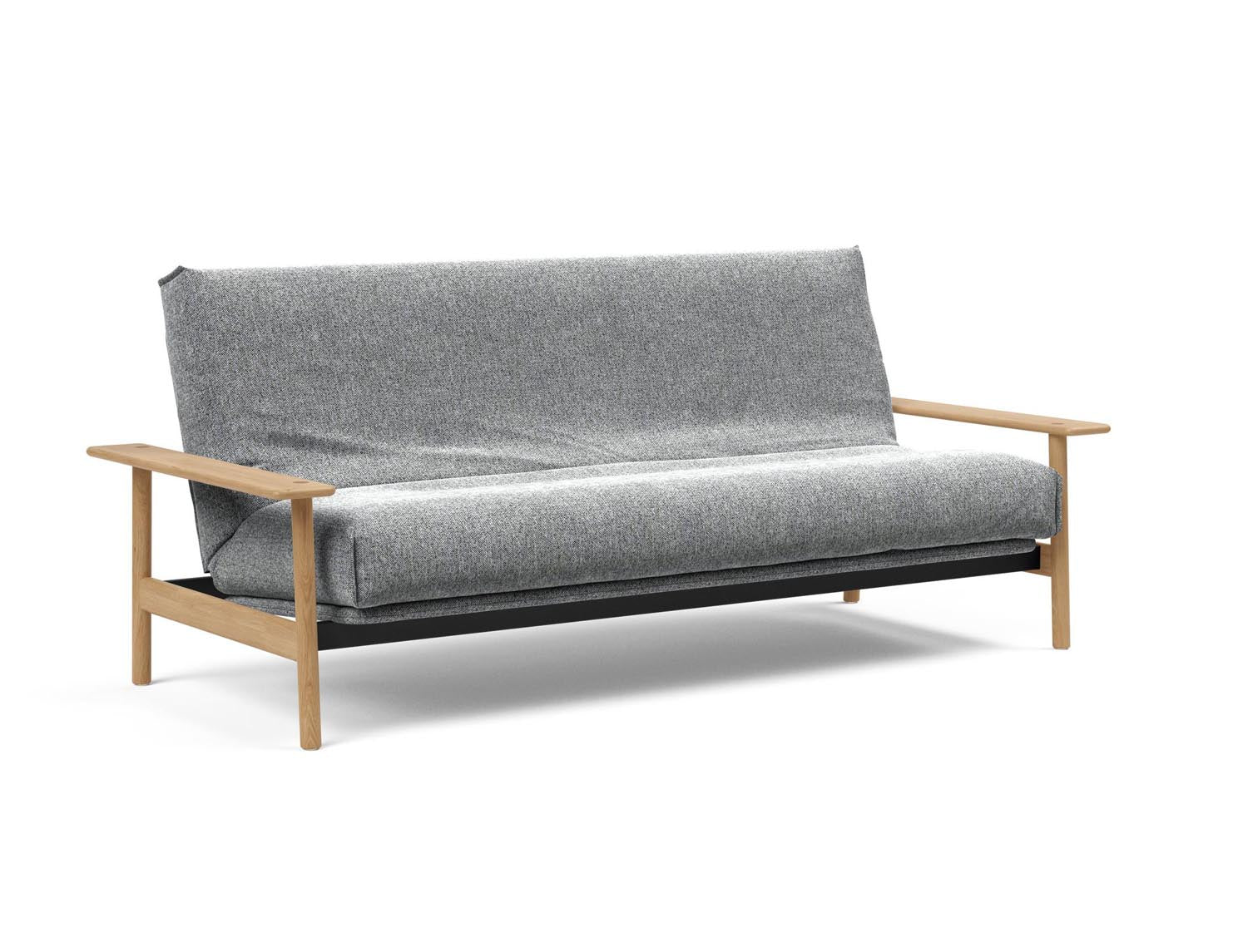 Erleben Sie das Balder Bettsofa 140 Nordic Cover: modernes Design, bequeme Soft Spring Matratze, perfekt für flexible Wohnlösungen.