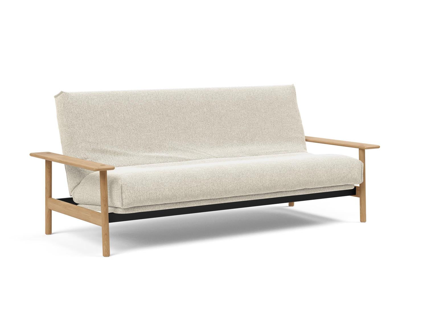 Erleben Sie das Balder Bettsofa 140 Nordic Cover: modernes Design, bequeme Soft Spring Matratze, perfekt für flexible Wohnlösungen.