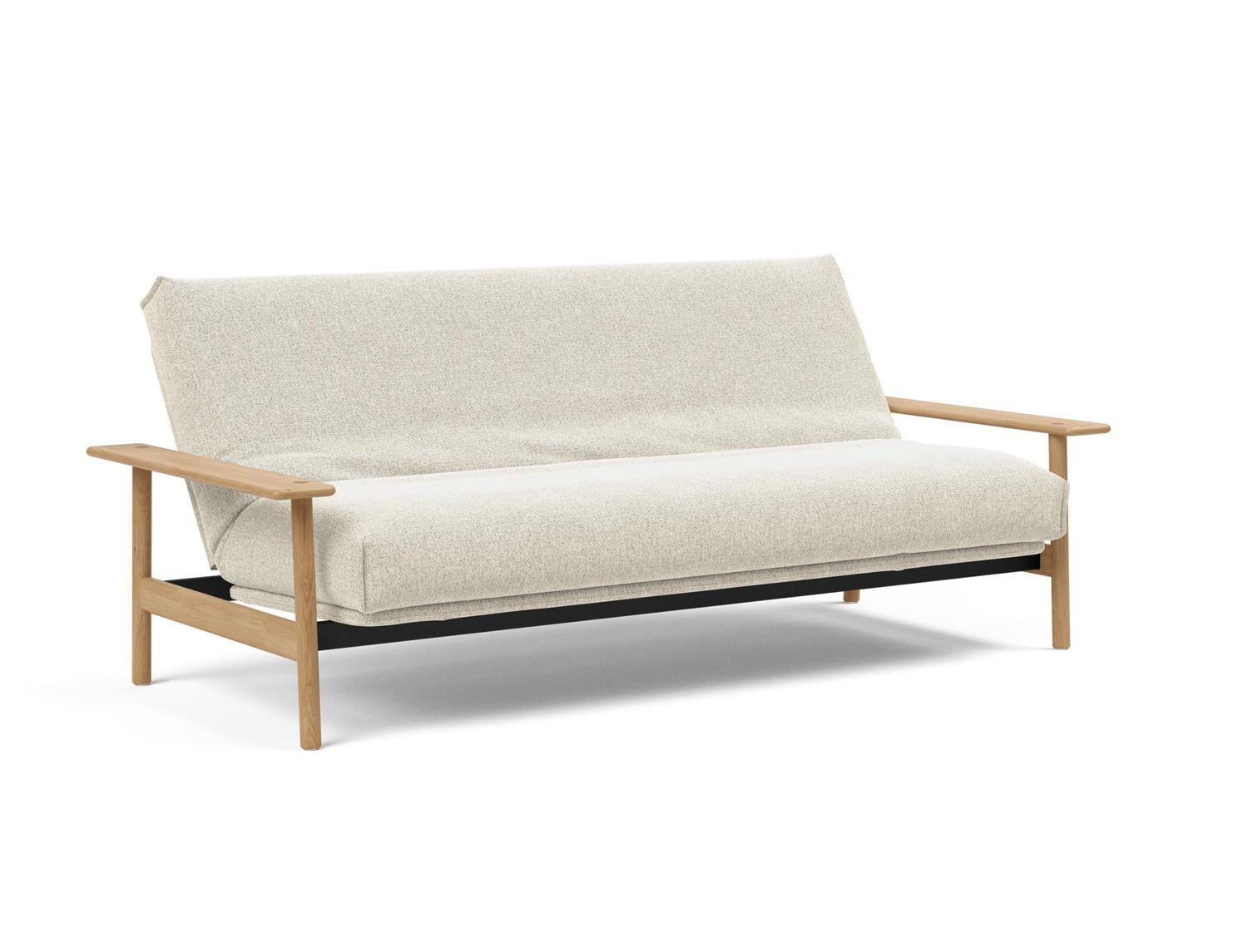 Erleben Sie das Balder Bettsofa 140 Nordic Cover: modernes Design, bequeme Soft Spring Matratze, perfekt für flexible Wohnlösungen.