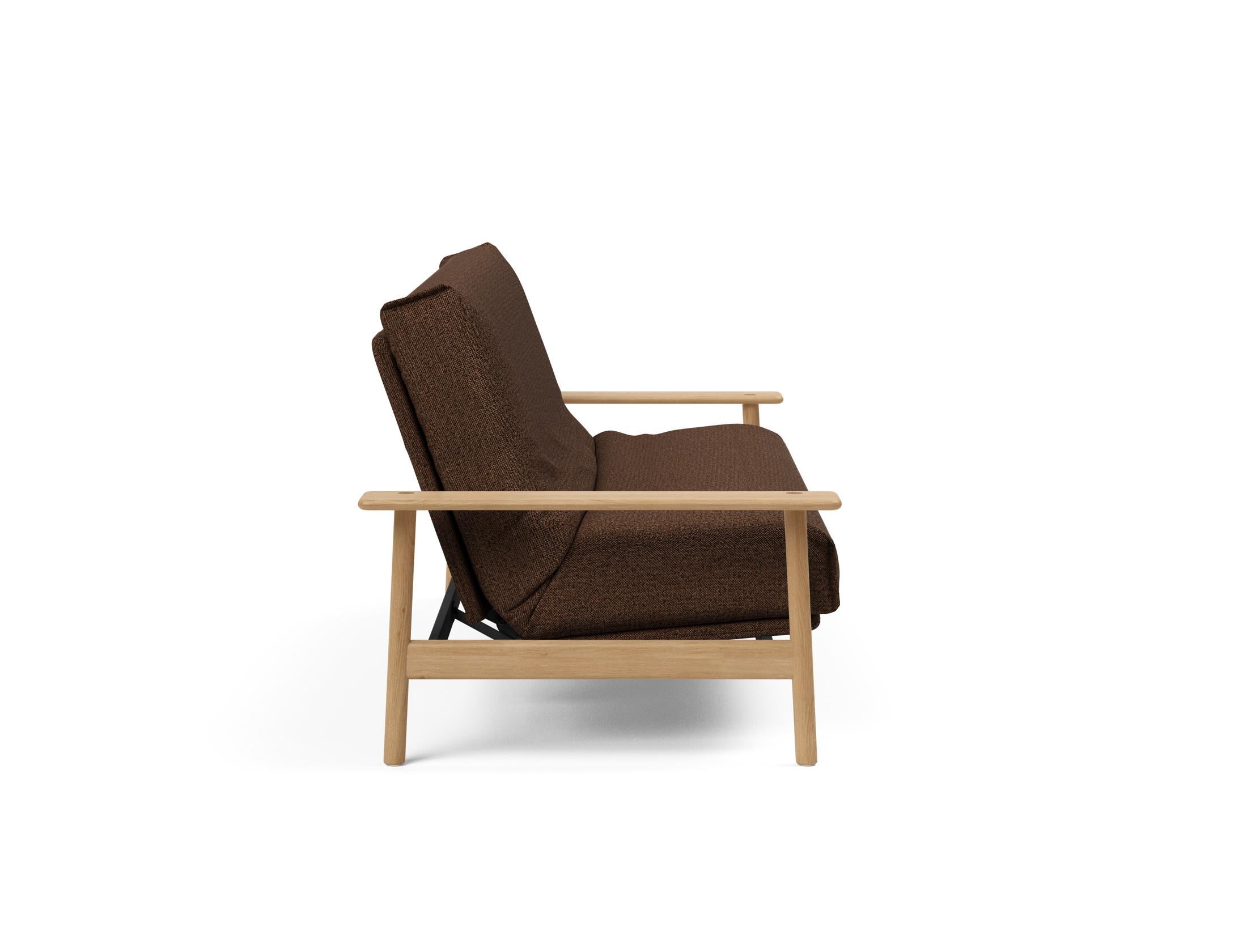 Entdecken Sie das Balder Bettsofa 140 Nordic Cover: stilvolles Design, hochwertige Soft Spring Matratze, ideal für vielseitige Wohnräume.