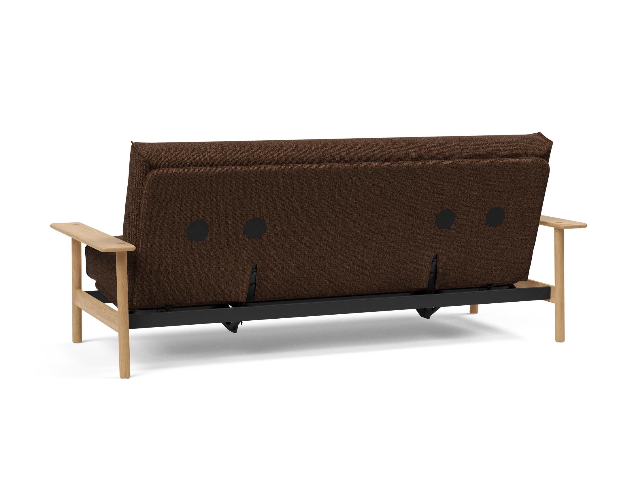 Entdecken Sie das Balder Bettsofa 140 Nordic Cover: stilvolles Design, hochwertige Soft Spring Matratze, ideal für vielseitige Wohnräume.