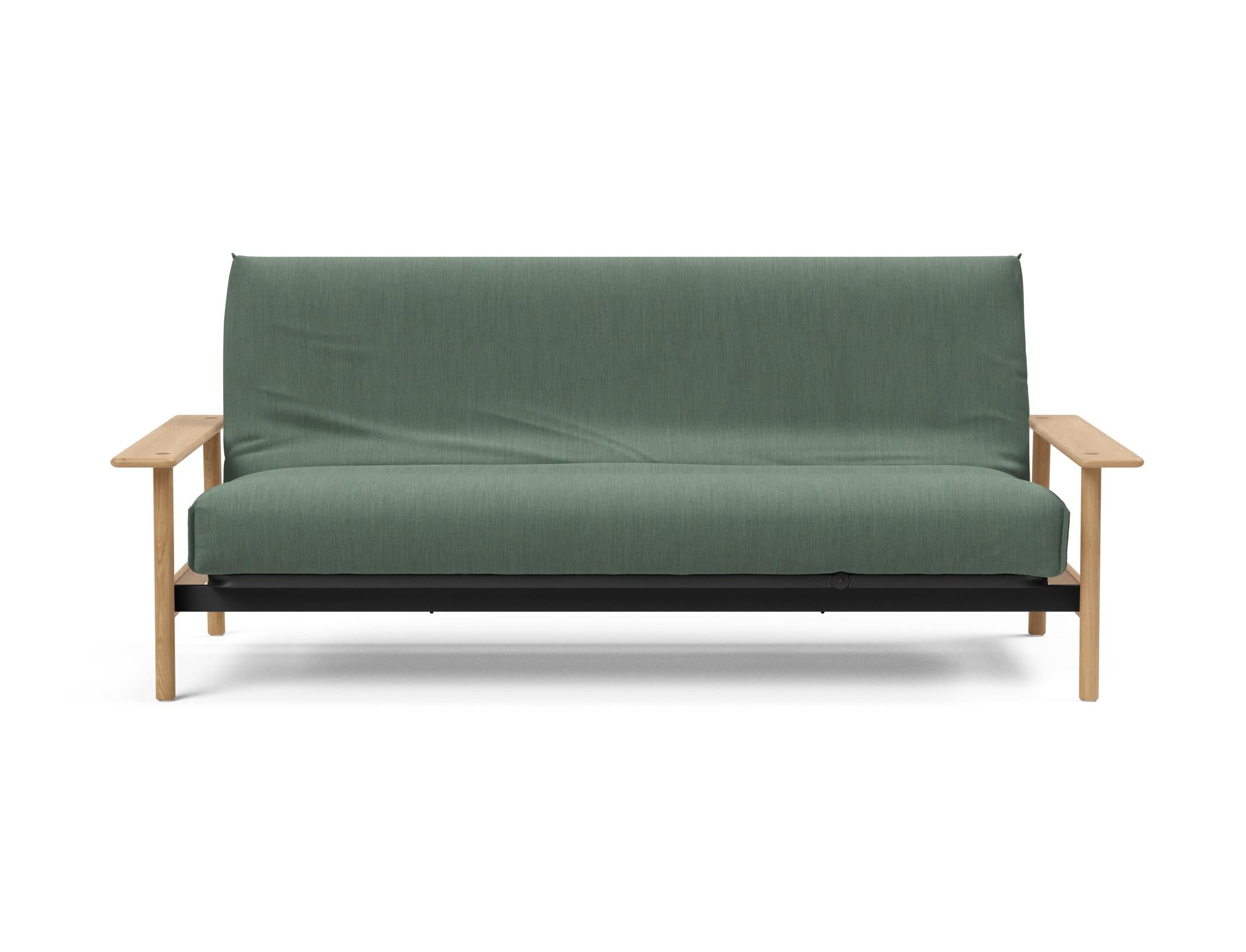 Erleben Sie das Balder Bettsofa 140 Nordic Cover Soft Spring von Innovation Living – eine perfekte Kombination aus modernem Stil und optimalem Schlafkomfort.