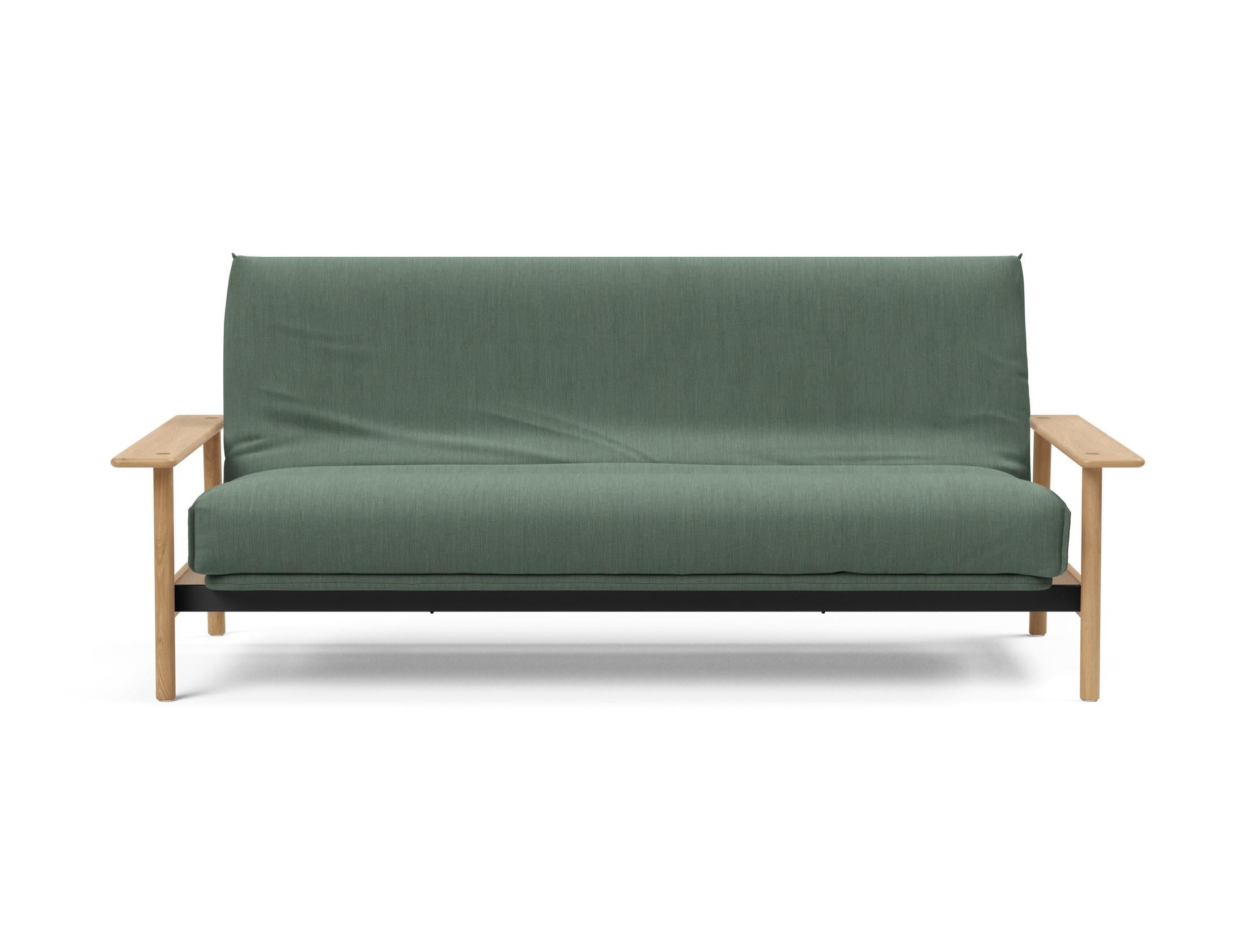 Erleben Sie das Balder Bettsofa 140 Nordic Cover: modernes Design, bequeme Soft Spring Matratze, perfekt für flexible Wohnlösungen.