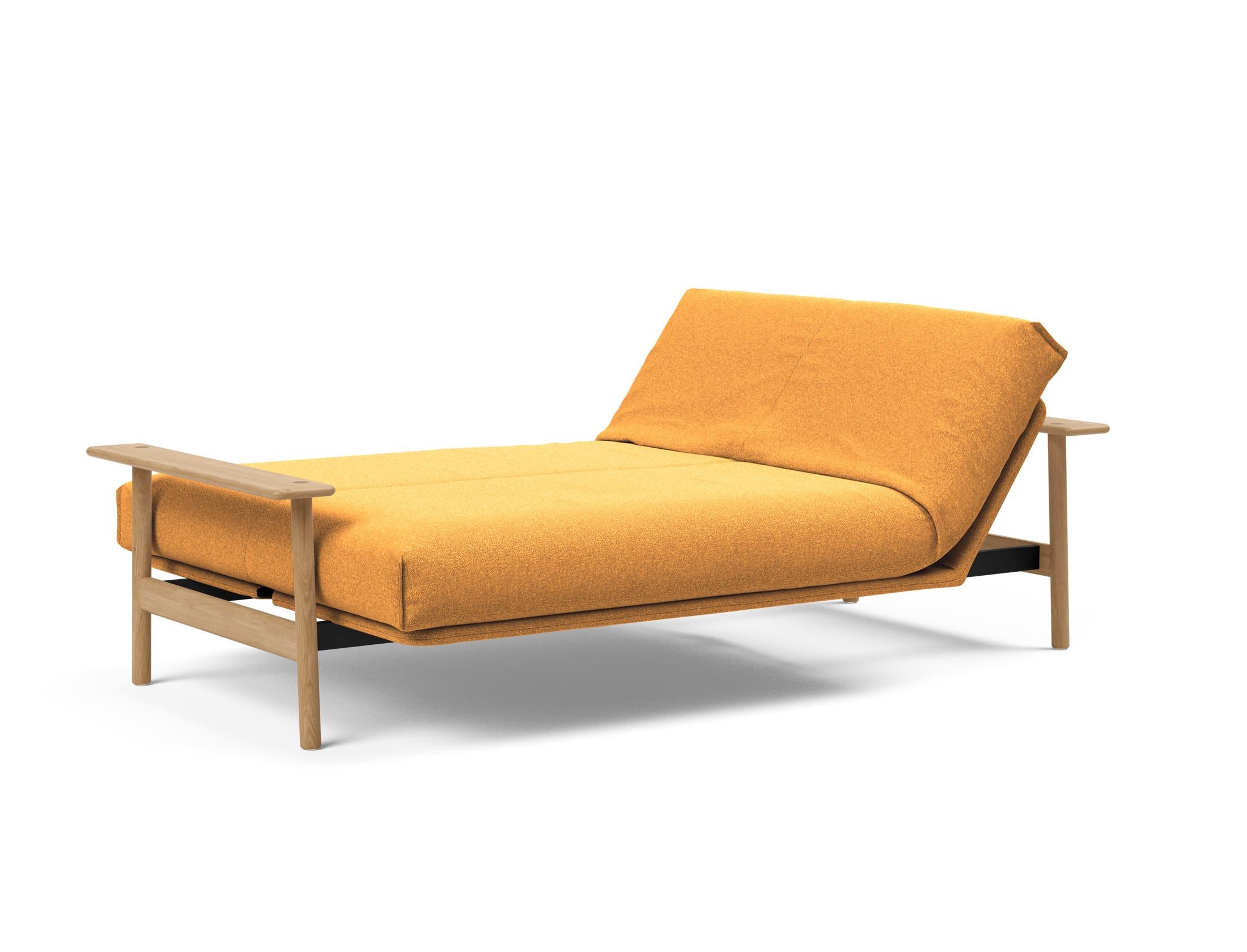 Entdecken Sie das Balder Bettsofa 140 Nordic Cover Soft Spring von Innovation Living – stilvolles Design trifft auf höchsten Schlafkomfort für Ihr Zuhause.