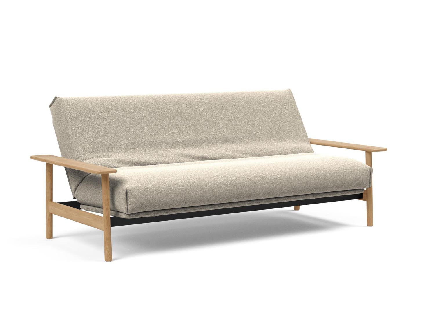 Erleben Sie das Balder Bettsofa 140 Nordic Cover Soft Spring von Innovation Living – eine perfekte Kombination aus modernem Stil und optimalem Schlafkomfort.