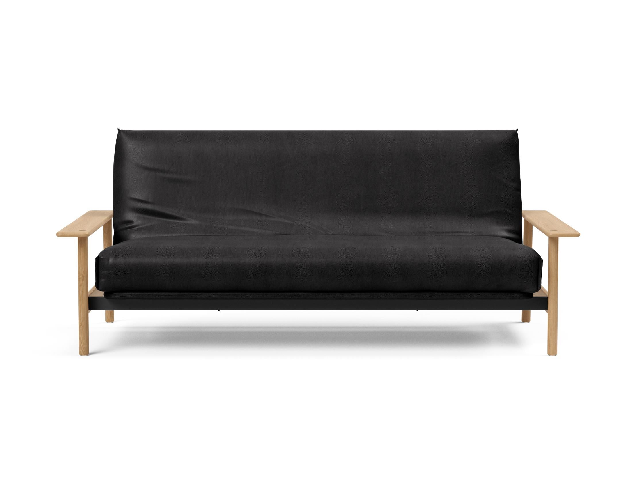 Entdecken Sie das Balder Bettsofa 140 Nordic Cover: stilvolles Design, hochwertige Soft Spring Matratze, ideal für vielseitige Wohnräume.