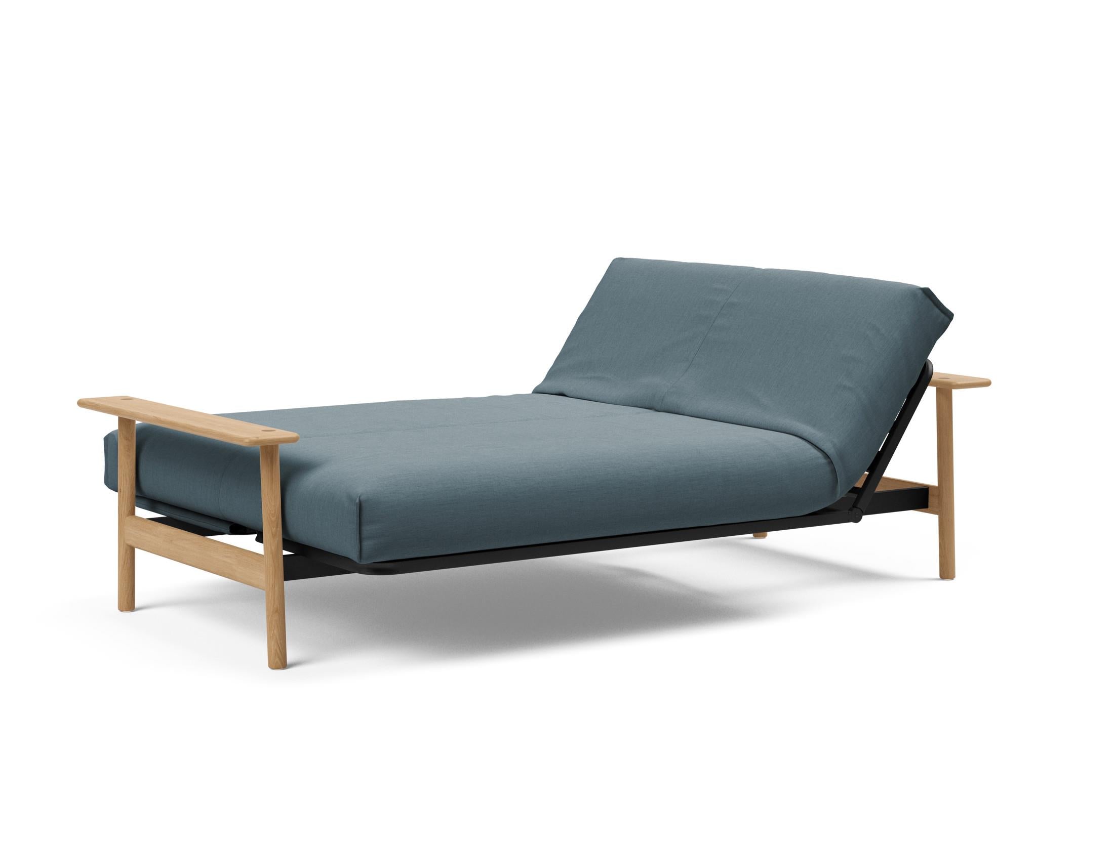 Entdecken Sie das Balder Bettsofa 140 Nordic Cover Soft Spring von Innovation Living – stilvolles Design trifft auf höchsten Schlafkomfort für Ihr Zuhause.