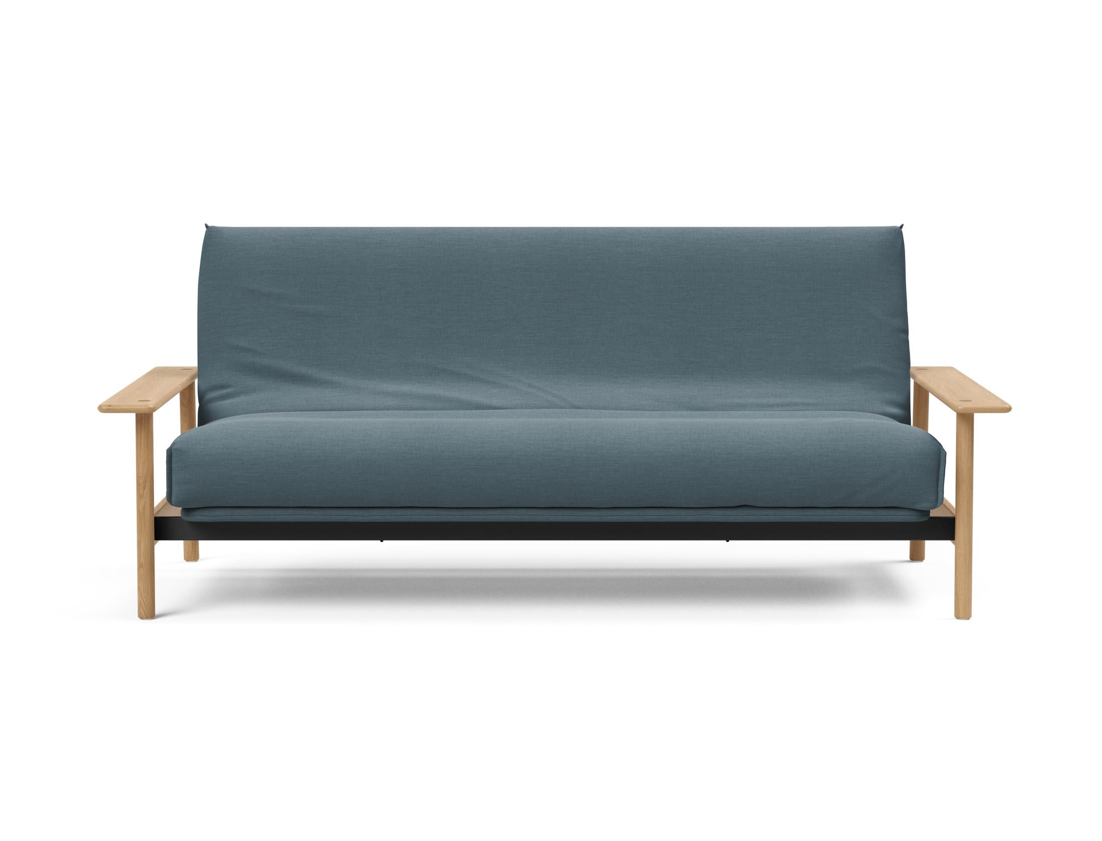 Balder Bettsofa 140 Nordic Cover: Komfort und nordisches Design. Soft Spring Matratze, langlebig, flexibel. Perfekt für modernes Wohnen.