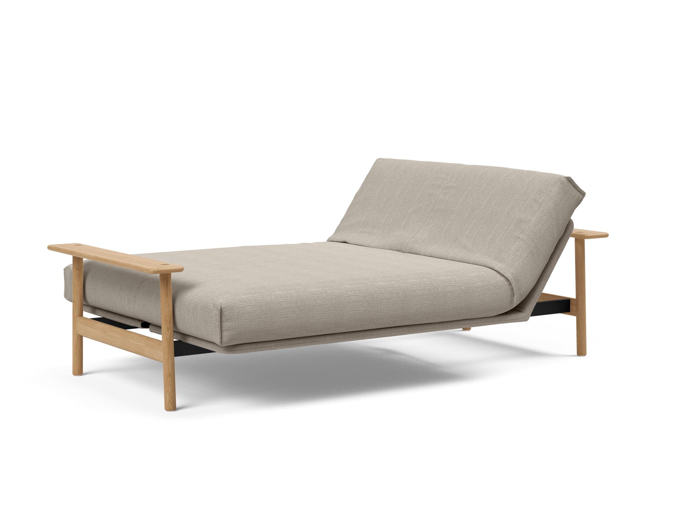 Entdecken Sie das Balder Bettsofa 140 Nordic Cover: stilvolles Design, hochwertige Soft Spring Matratze, ideal für vielseitige Wohnräume.