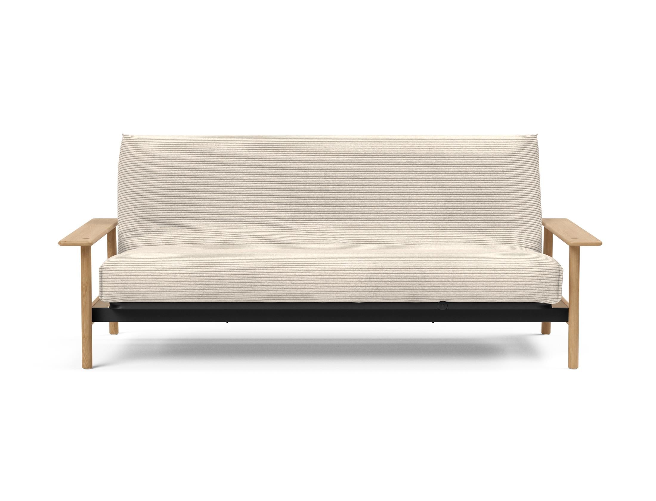 Erleben Sie das Balder Bettsofa 140 Nordic Cover Soft Spring von Innovation Living – eine perfekte Kombination aus modernem Stil und optimalem Schlafkomfort.