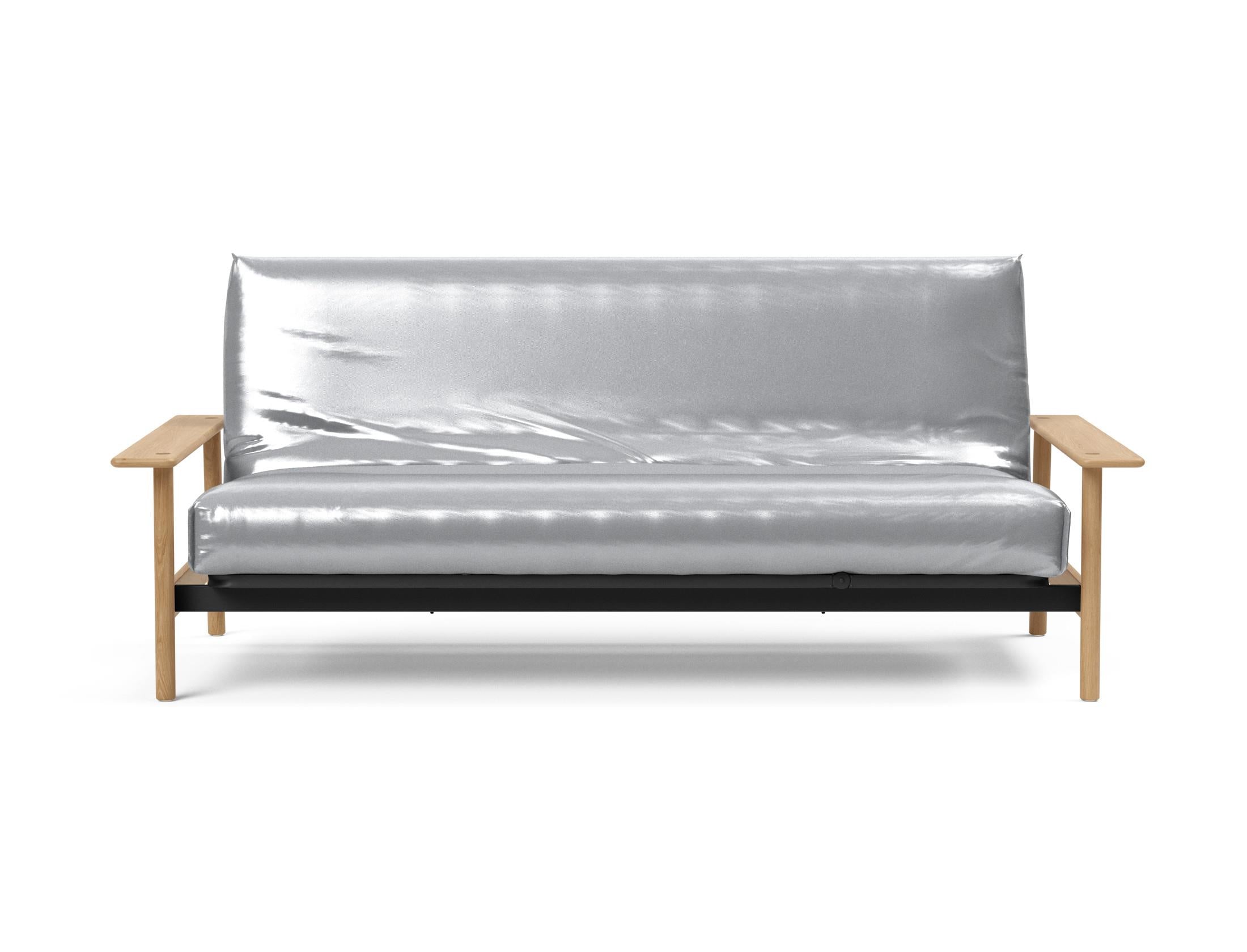 Erleben Sie das Balder Bettsofa 140 Nordic Cover Soft Spring von Innovation Living – eine perfekte Kombination aus modernem Stil und optimalem Schlafkomfort.