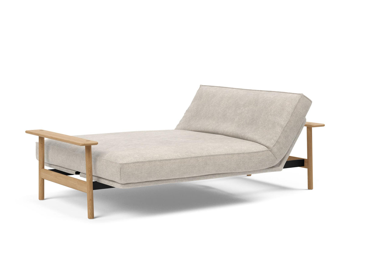 Balder Bettsofa 140 Sharp Plus Cover mit Gestellbezug Soft Spring in 280 Avella Sand präsentiert im Onlineshop von KAQTU Design AG. Bettsofa ist von Innovation Living