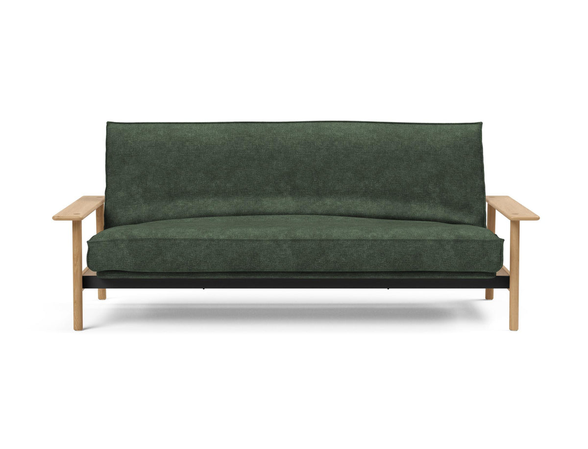 Balder Bettsofa 140 Sharp Plus Cover mit Gestellbezug Soft Spring in 281 Avella Pine Green präsentiert im Onlineshop von KAQTU Design AG. Bettsofa ist von Innovation Living